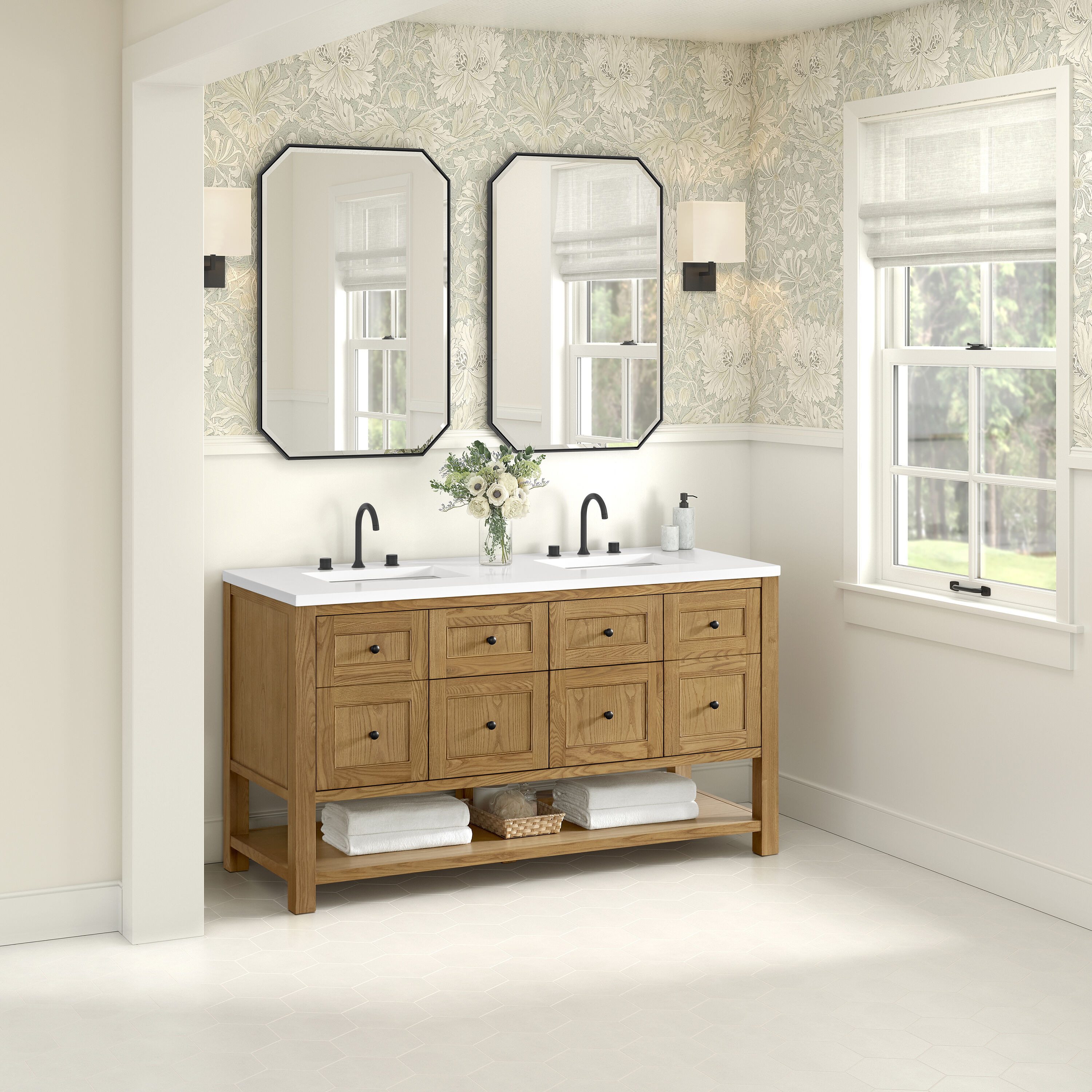 James Martin Vanities 330-V60D-LNO-3WZ Bath-Vanity-Combo - View #3