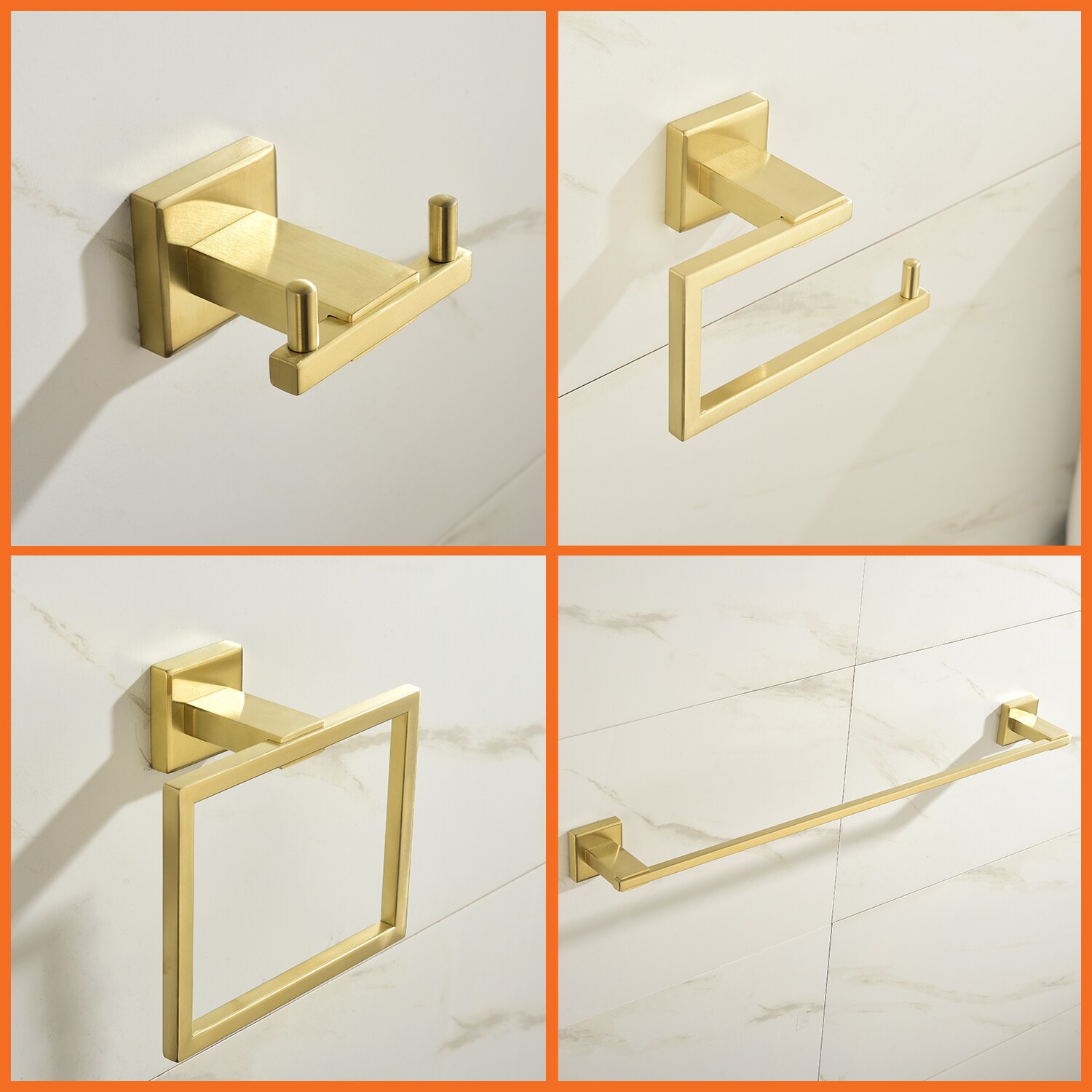 WELLFOR MLZD04DGR Decorative-Bath-Hardware-Kits - View #11
