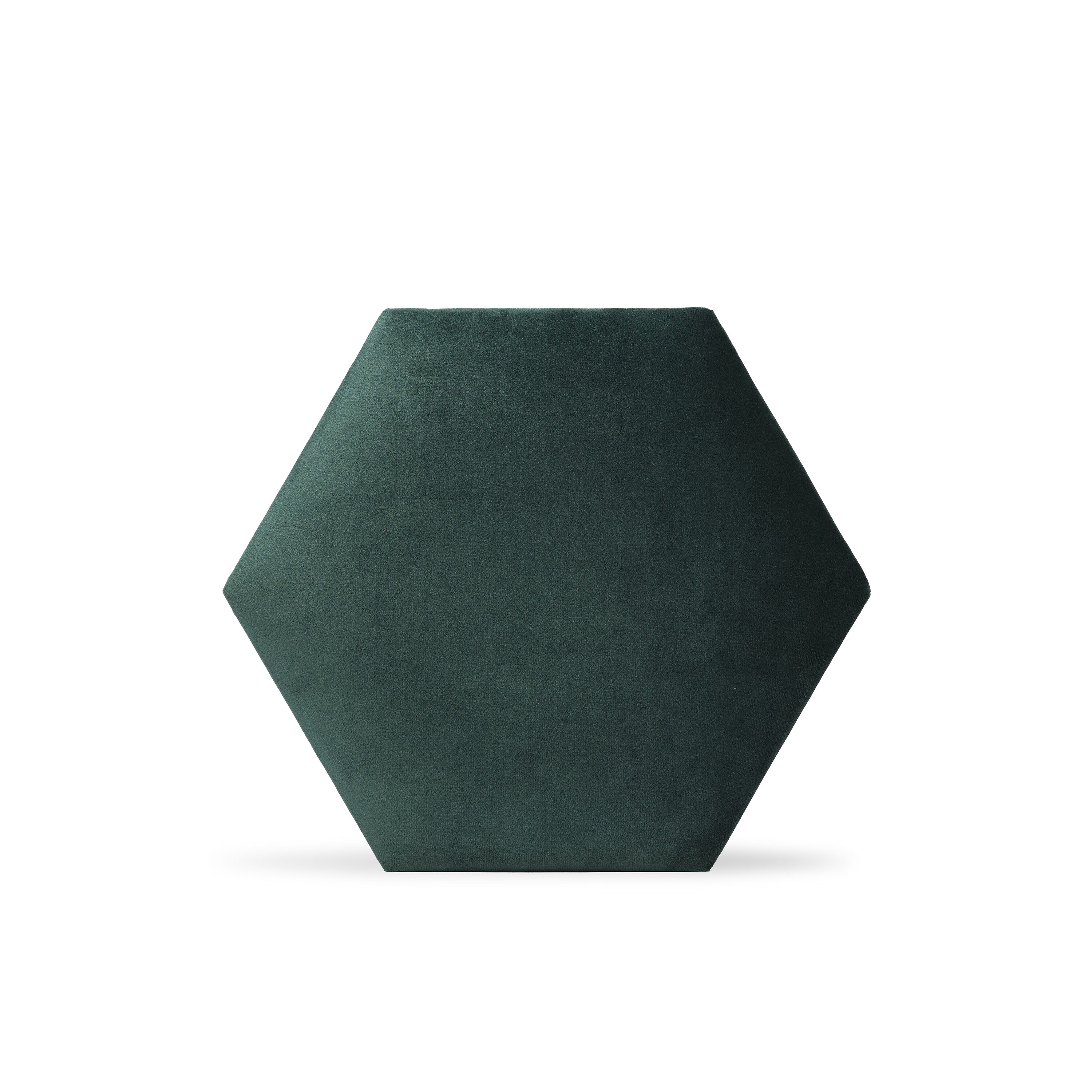 WALL!SUPPLY 20550403 12-in x 12-in Smooth Green Composite Hexagon Wall Panel ( 2 -Pack, Covers 1.29-sq ft )