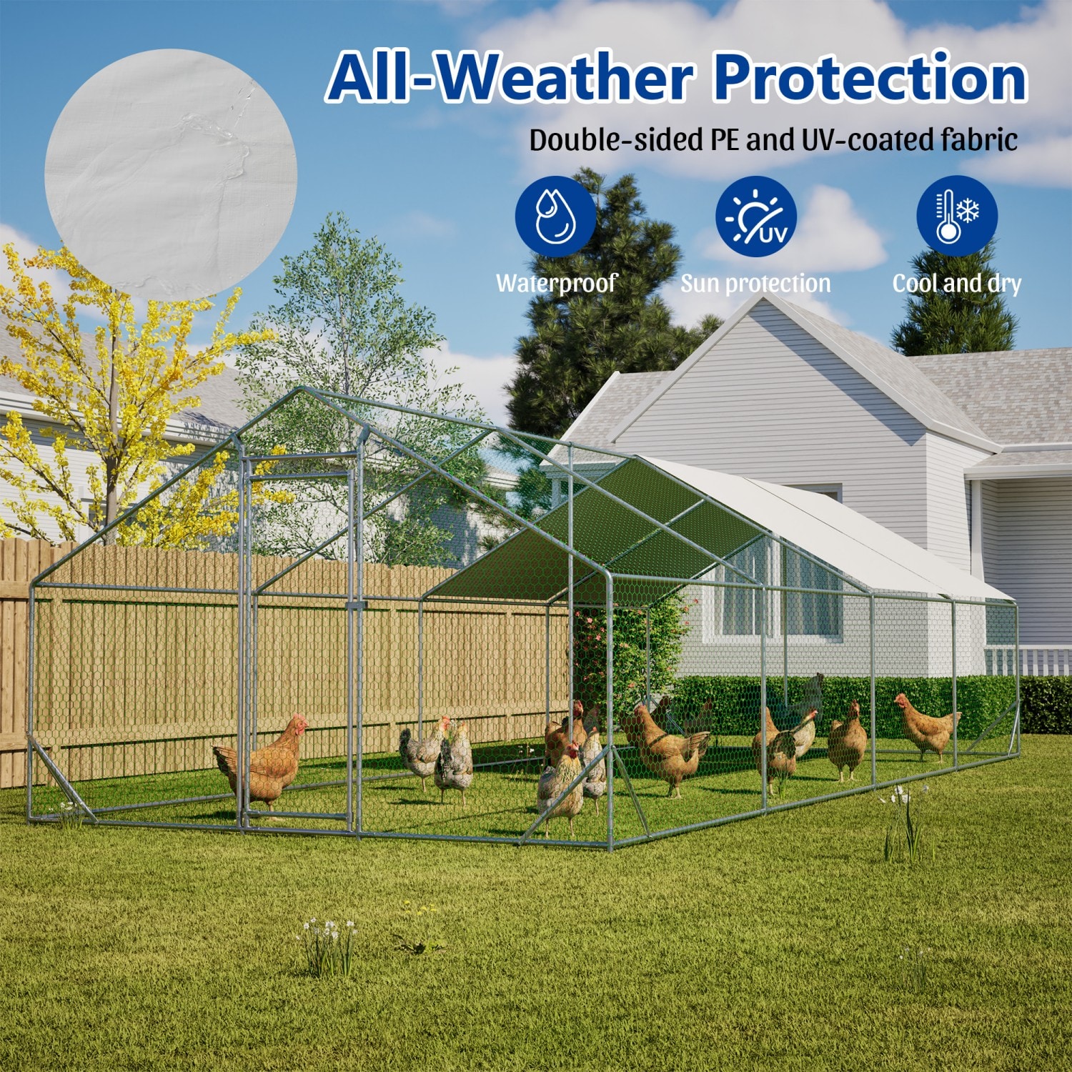 Mondawe MO-STO23014 Chicken-Coops-Rabbit-Hutches - View #6