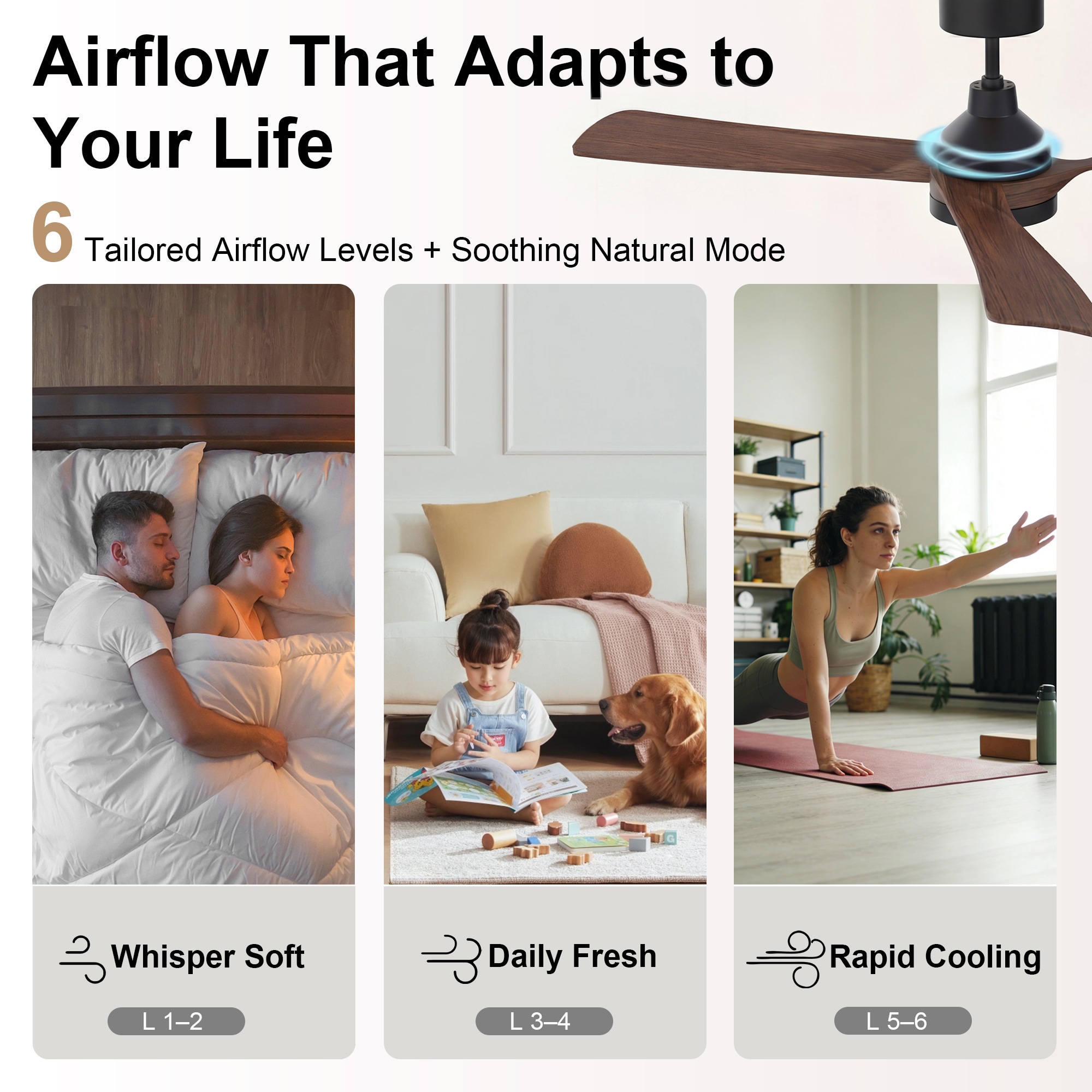 GreenEver CFL-0001-BW Ceiling-Fans - View #6