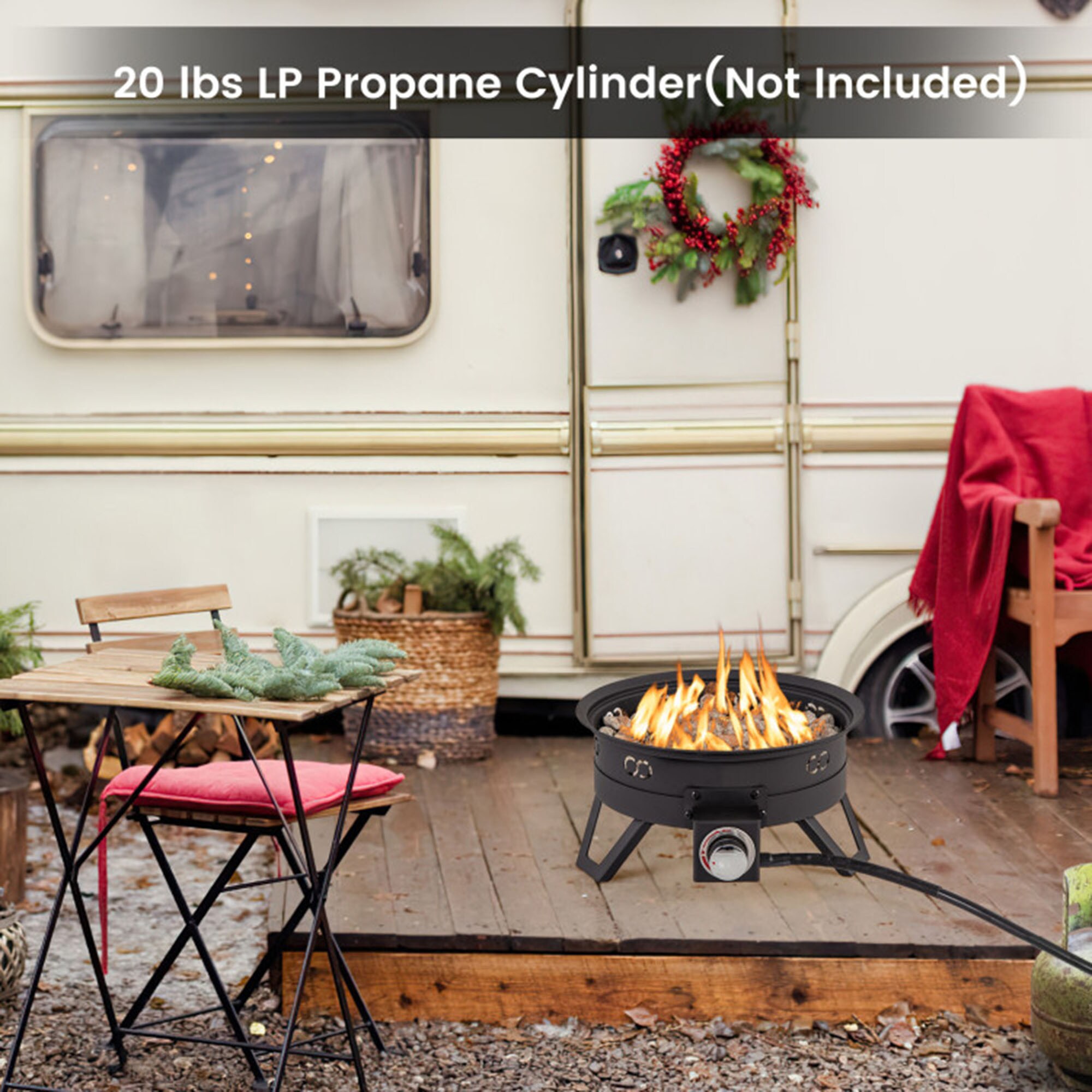 Clihome CL-AOH-54498 Outdoor-Gas-Firepits - View #9