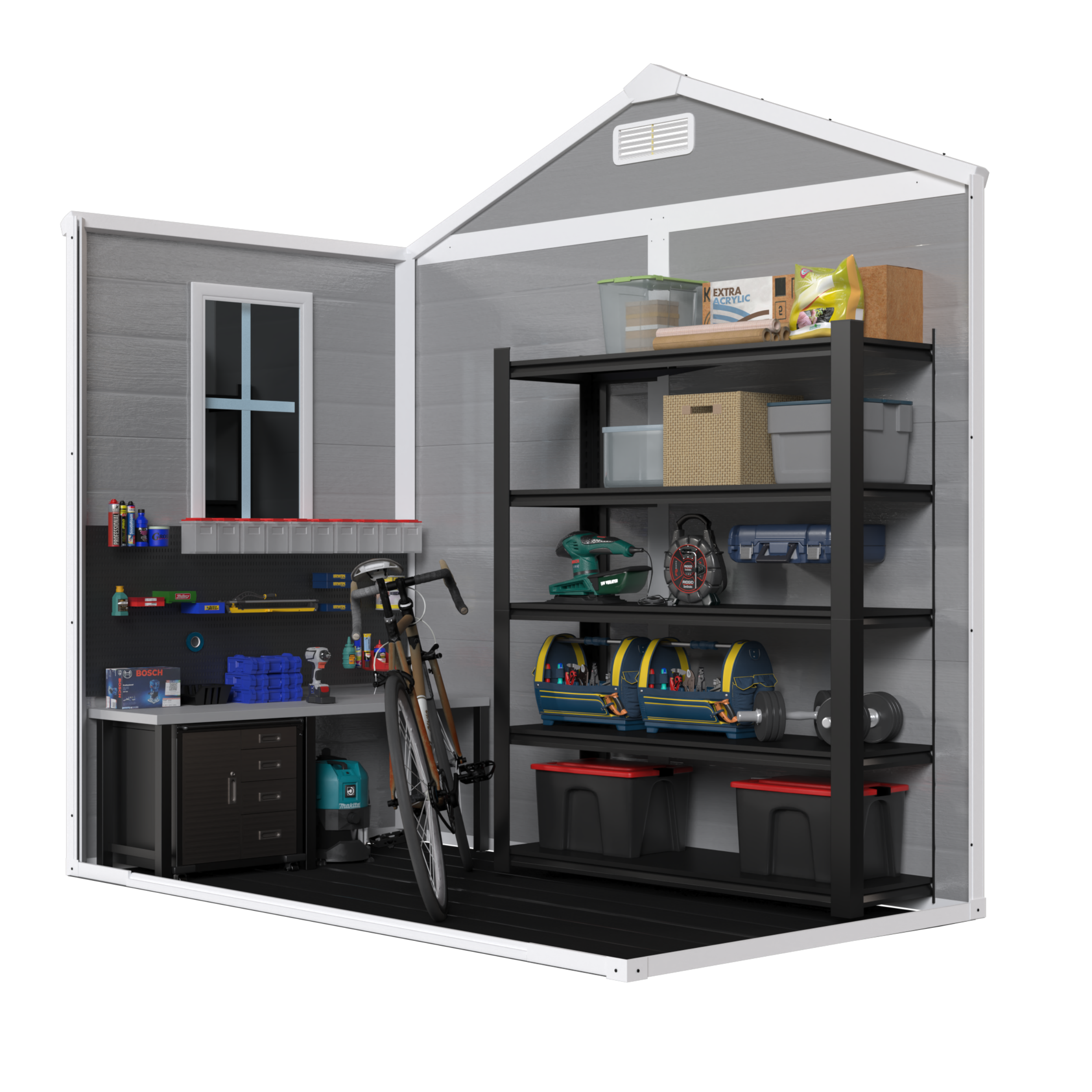 Maocao Hoom BH40S00014 Vinyl-Resin-Storage-Buildings - View #2