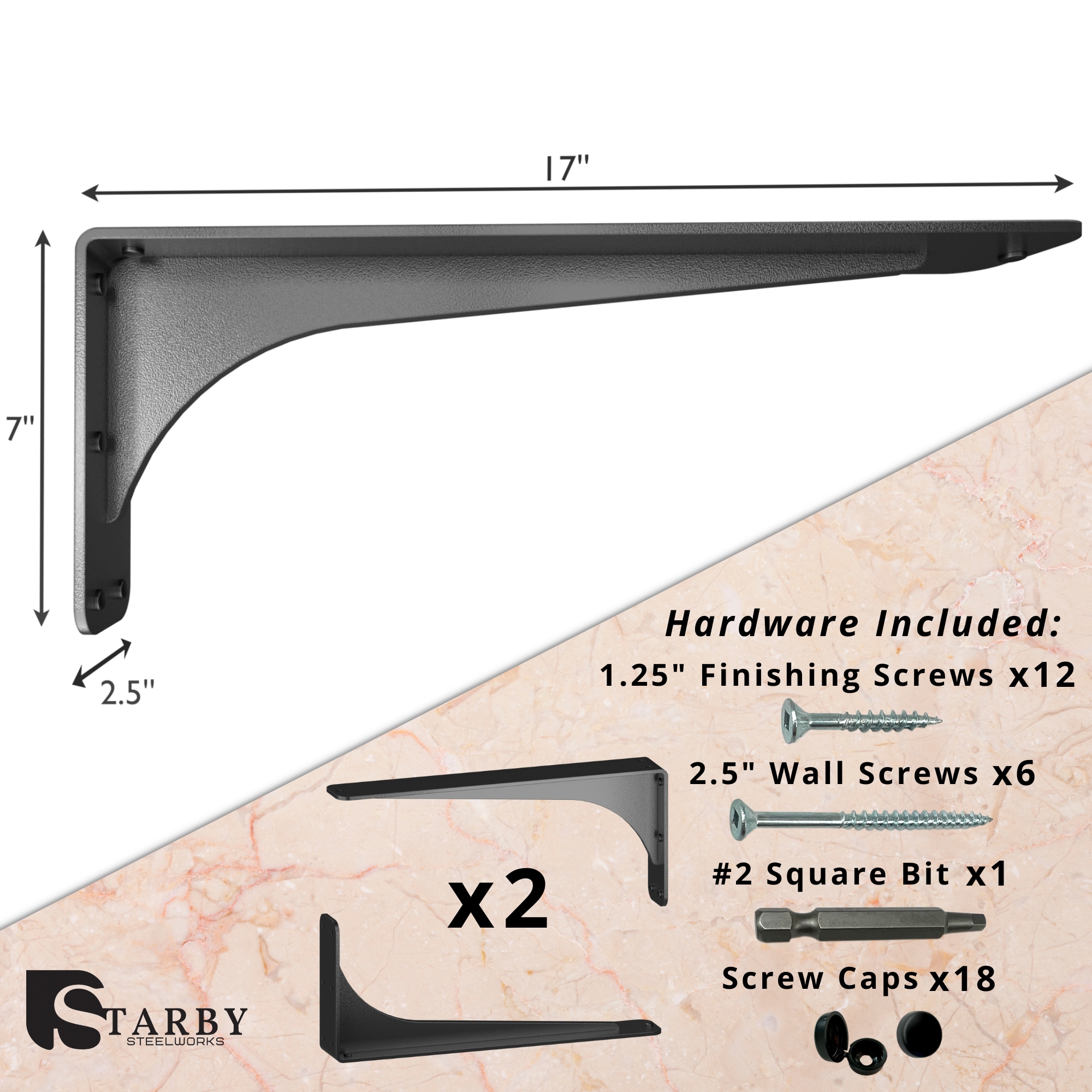 STARBY SB-GLADIATOR-17 Shelving-Hardware - View #3