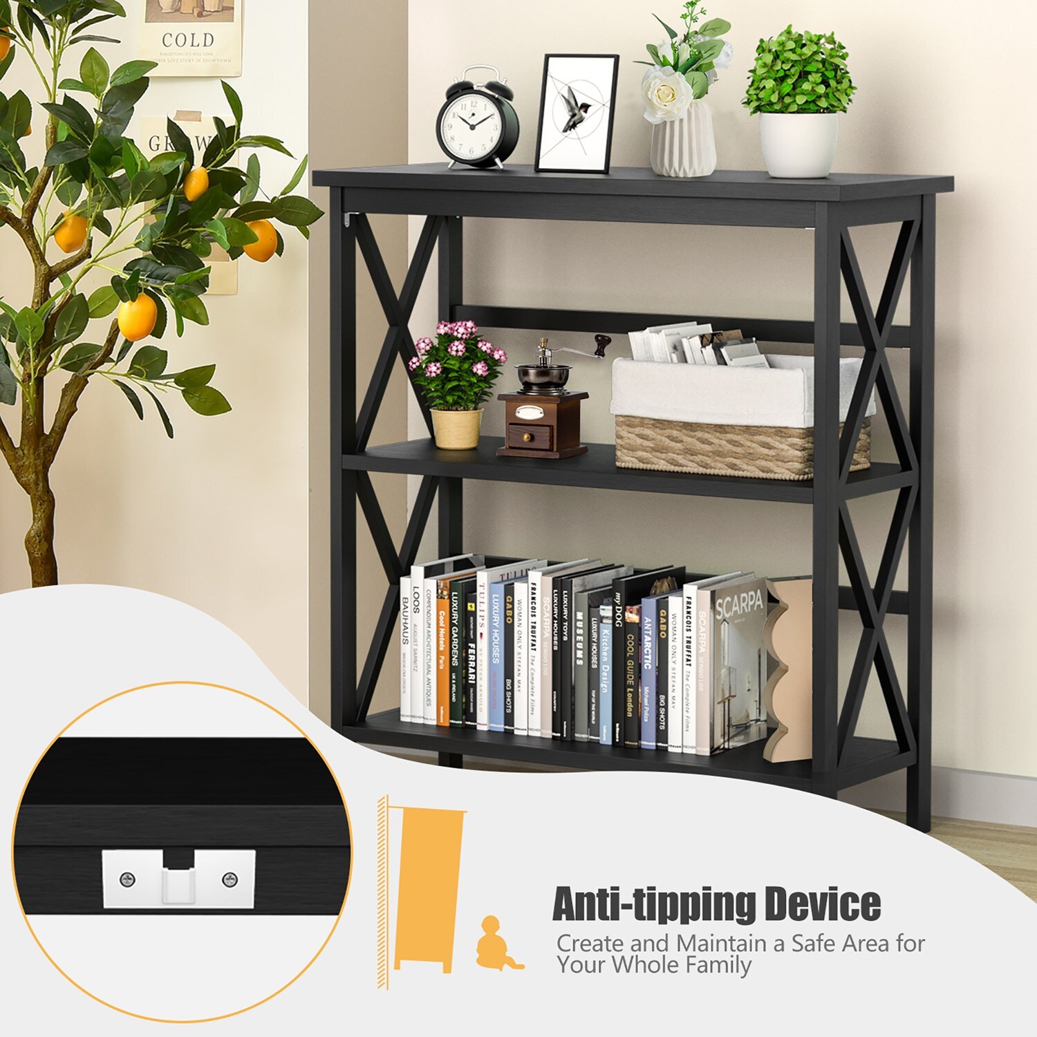 Costway CSHY004538 bookcases - View #5