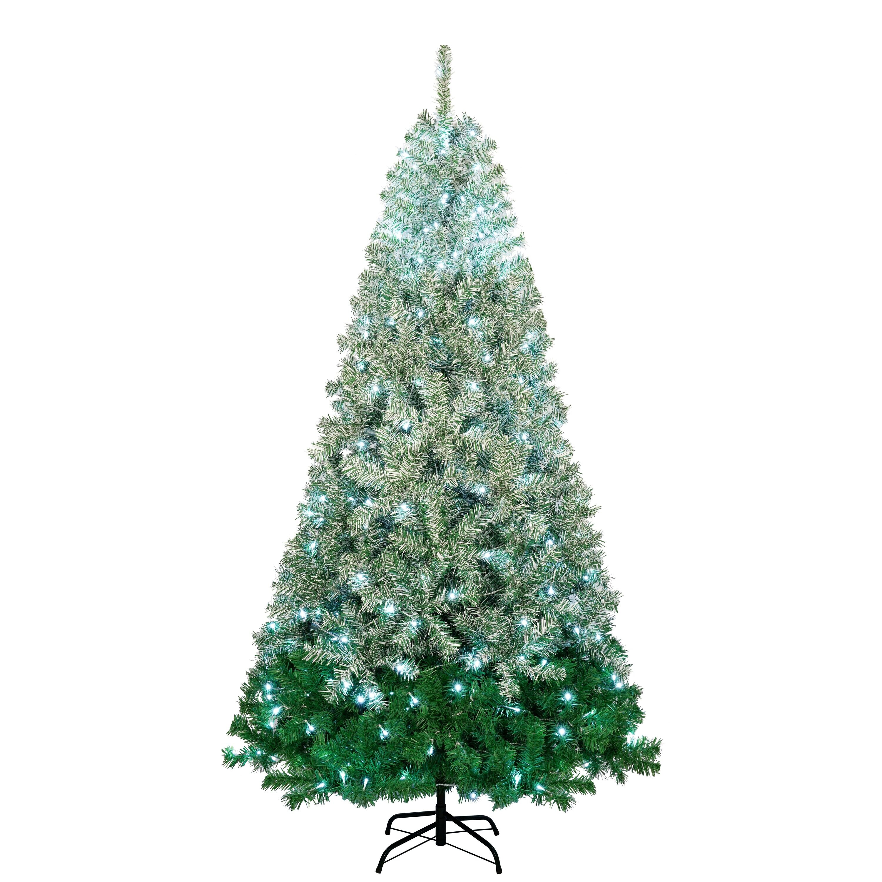 Forclover HYFW-TR808 7.6-ft Artificial Christmas Tree with LED Lights
