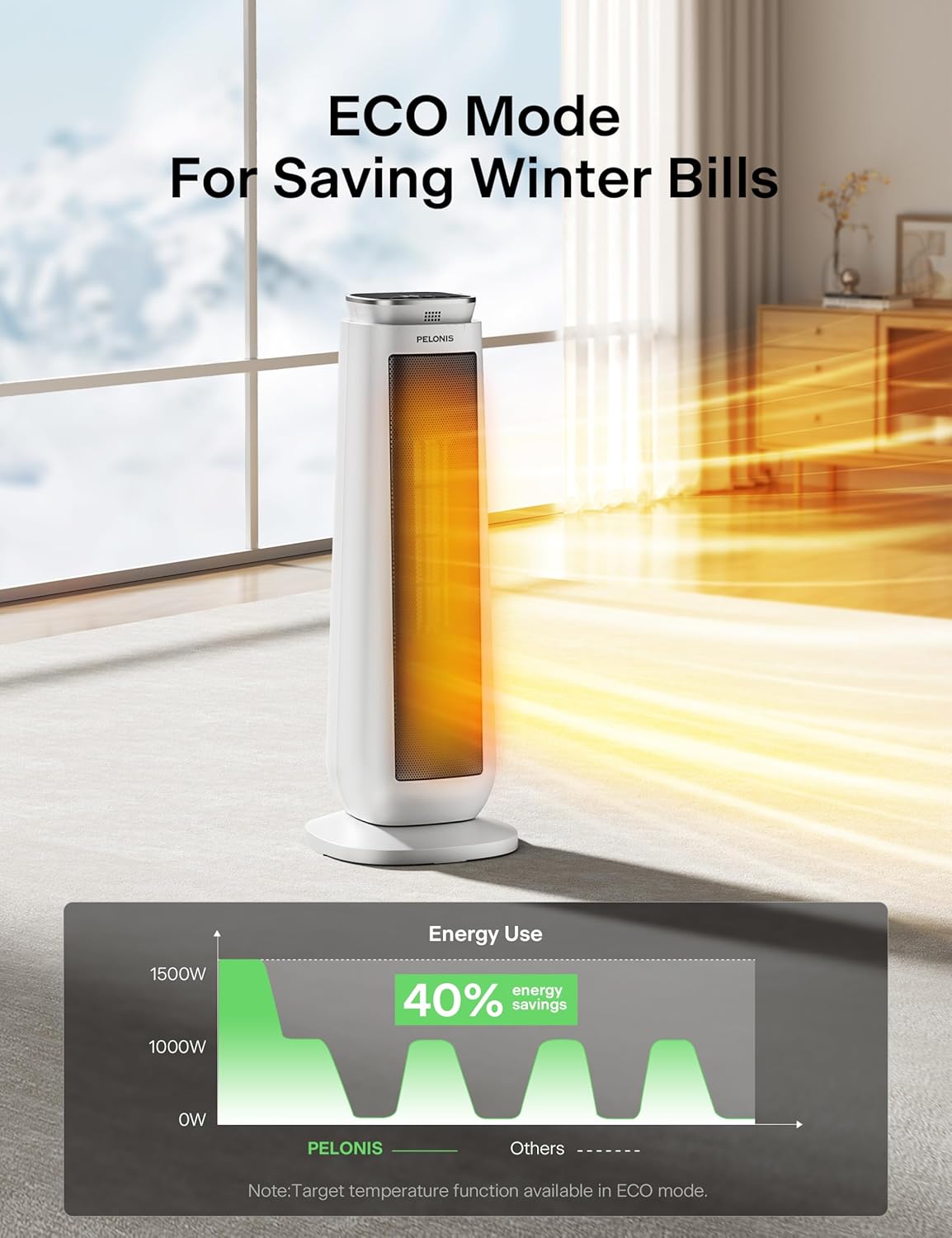 PELONIS PHTPU1501 Portable-Electric-Heat - View #5