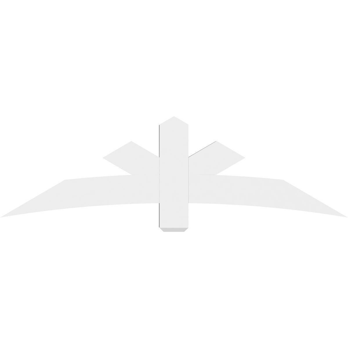 Ekena Millwork GBP072X21X0406ALB00 Exterior-Brackets-Braces - View #2