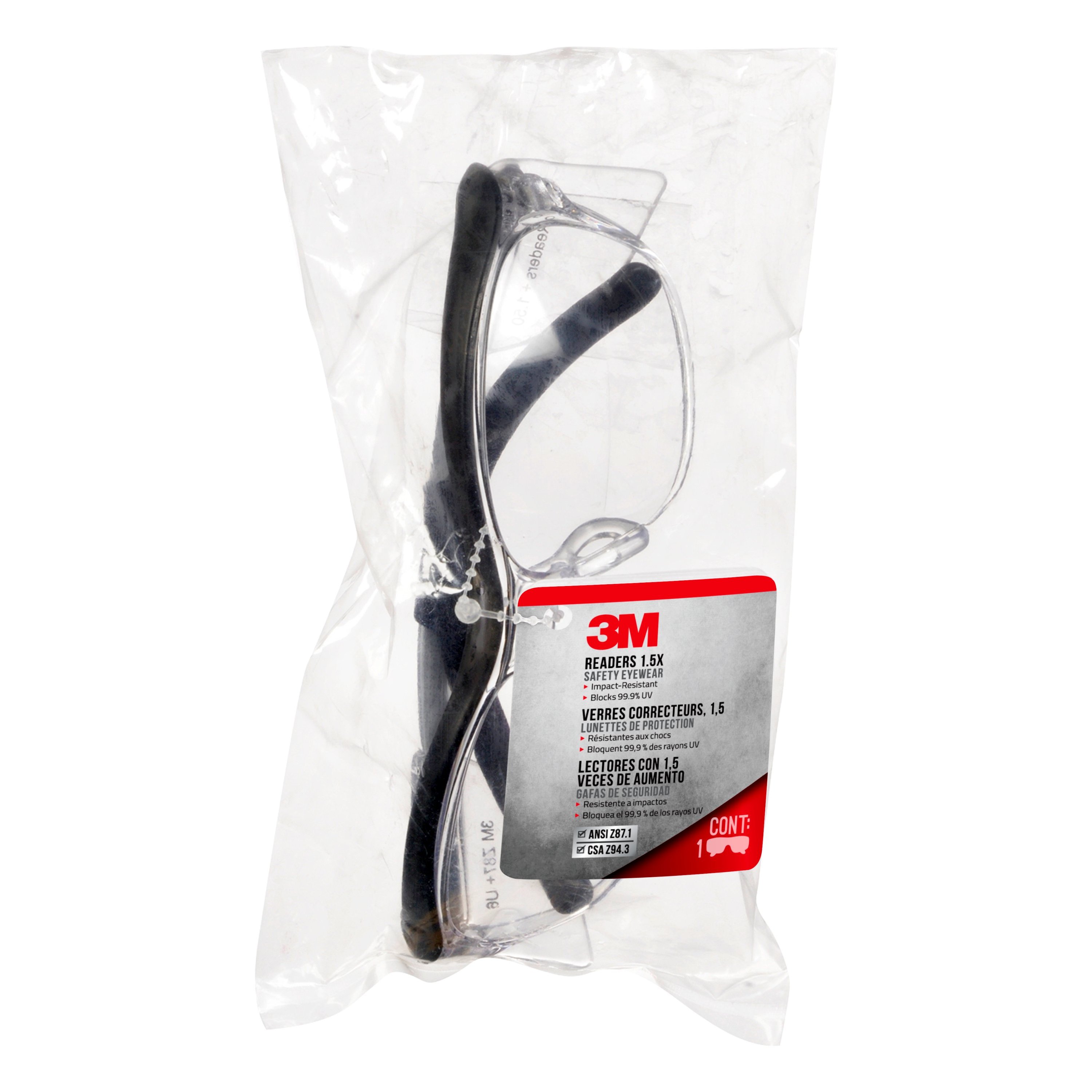 3M Readers Plastic Safety Glasses in the Eye Protection department