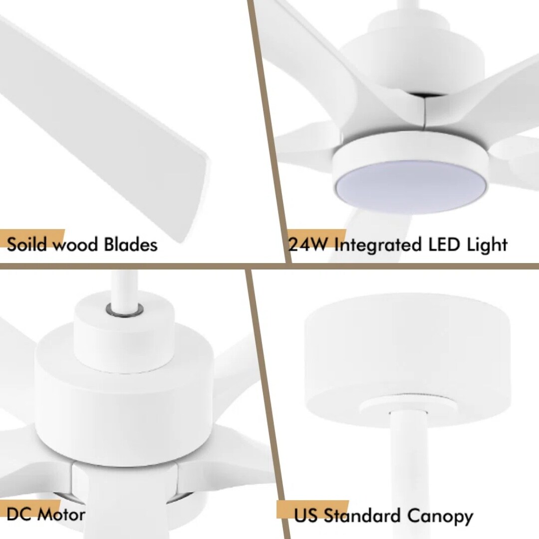 MLIAN WBCF-BS256-WH Ceiling-Fans - View #6