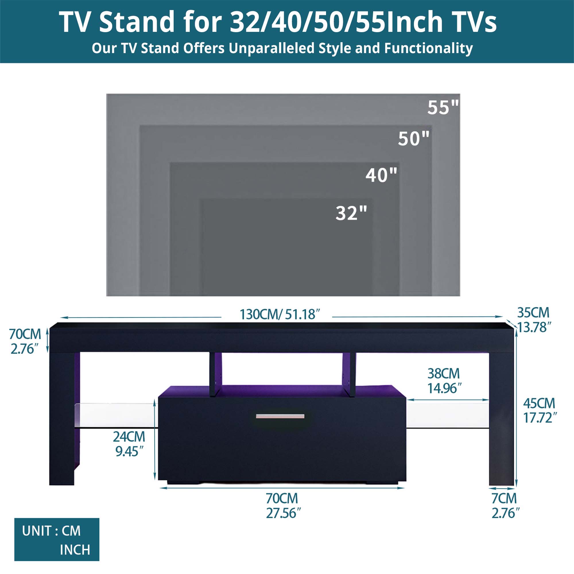 Sunrinx MG67-43-DSG Tv-Stands - View #6