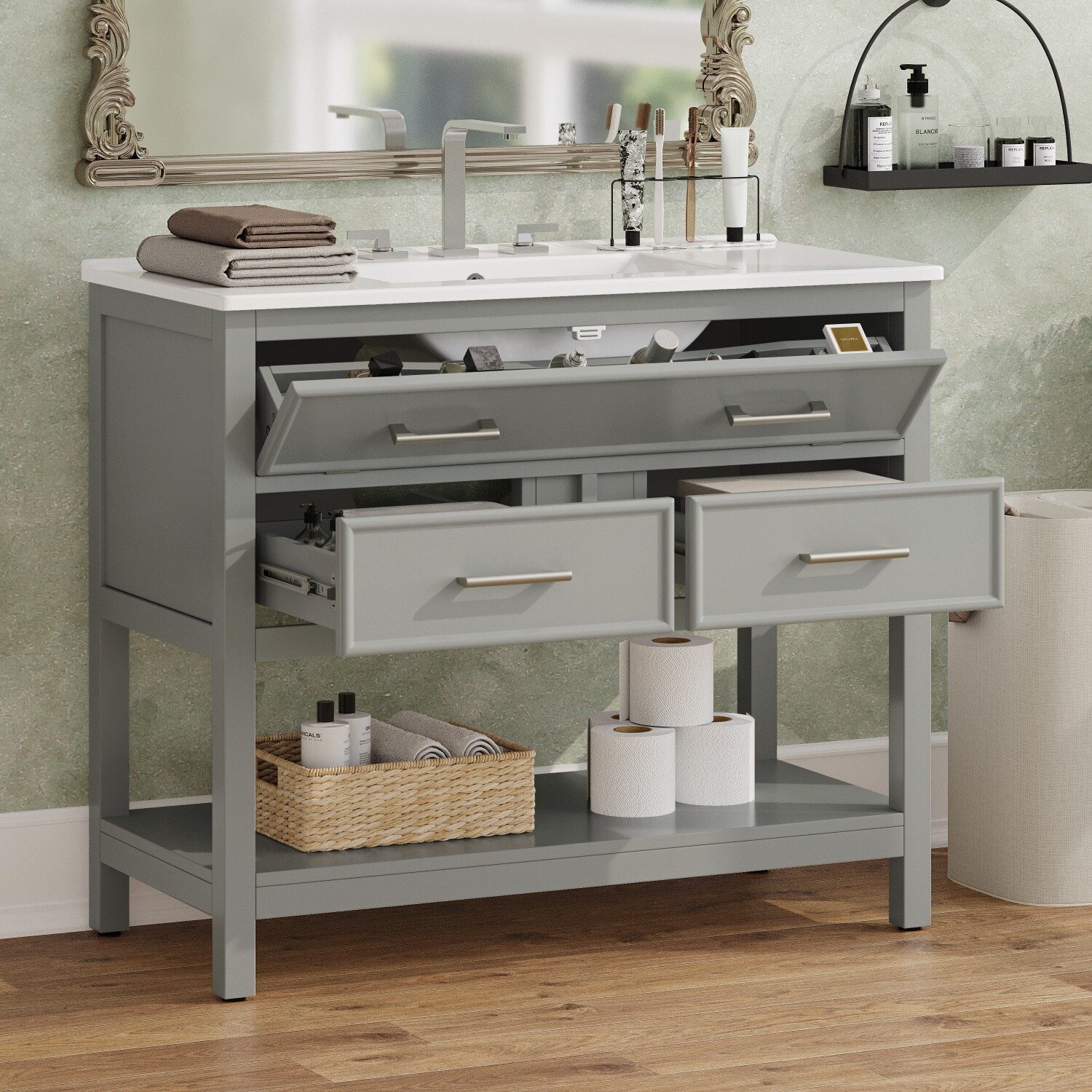 Vanityfus VF-NE-8908G Bath-Vanity-Combo - View #4