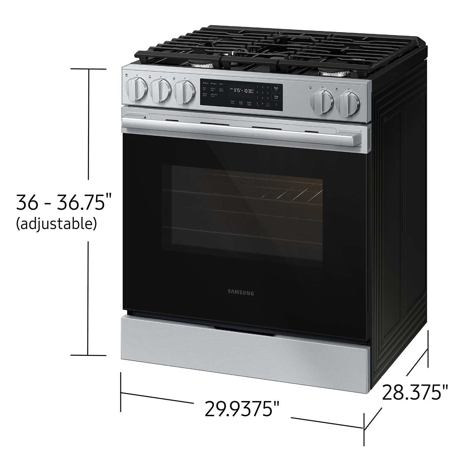 Samsung NSG70H60SR Freestanding-Gas-Ranges - View #13