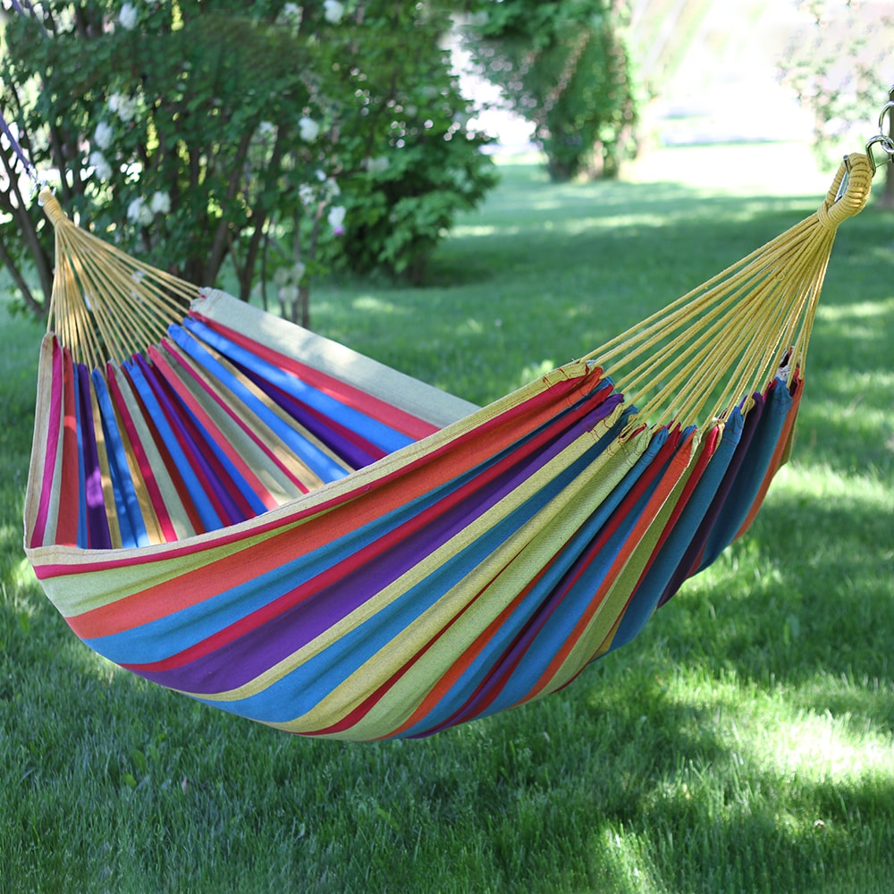 Vivere BRAZ2 Tropical Fabric Hammock - 2 Person Hammock with