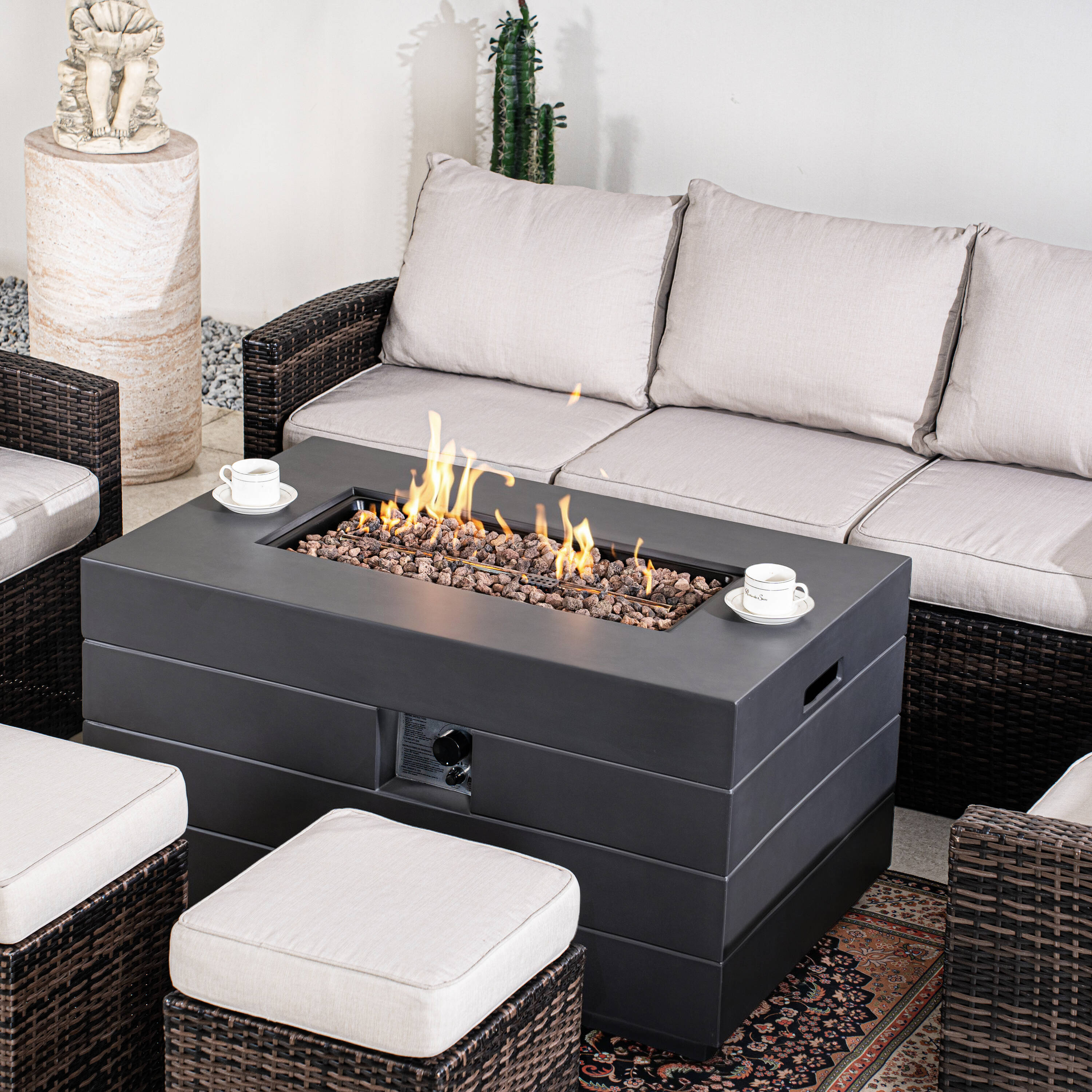 Direct Wicker DWG-1403BBR2150DG Patio-Conversation-Sets - View #6