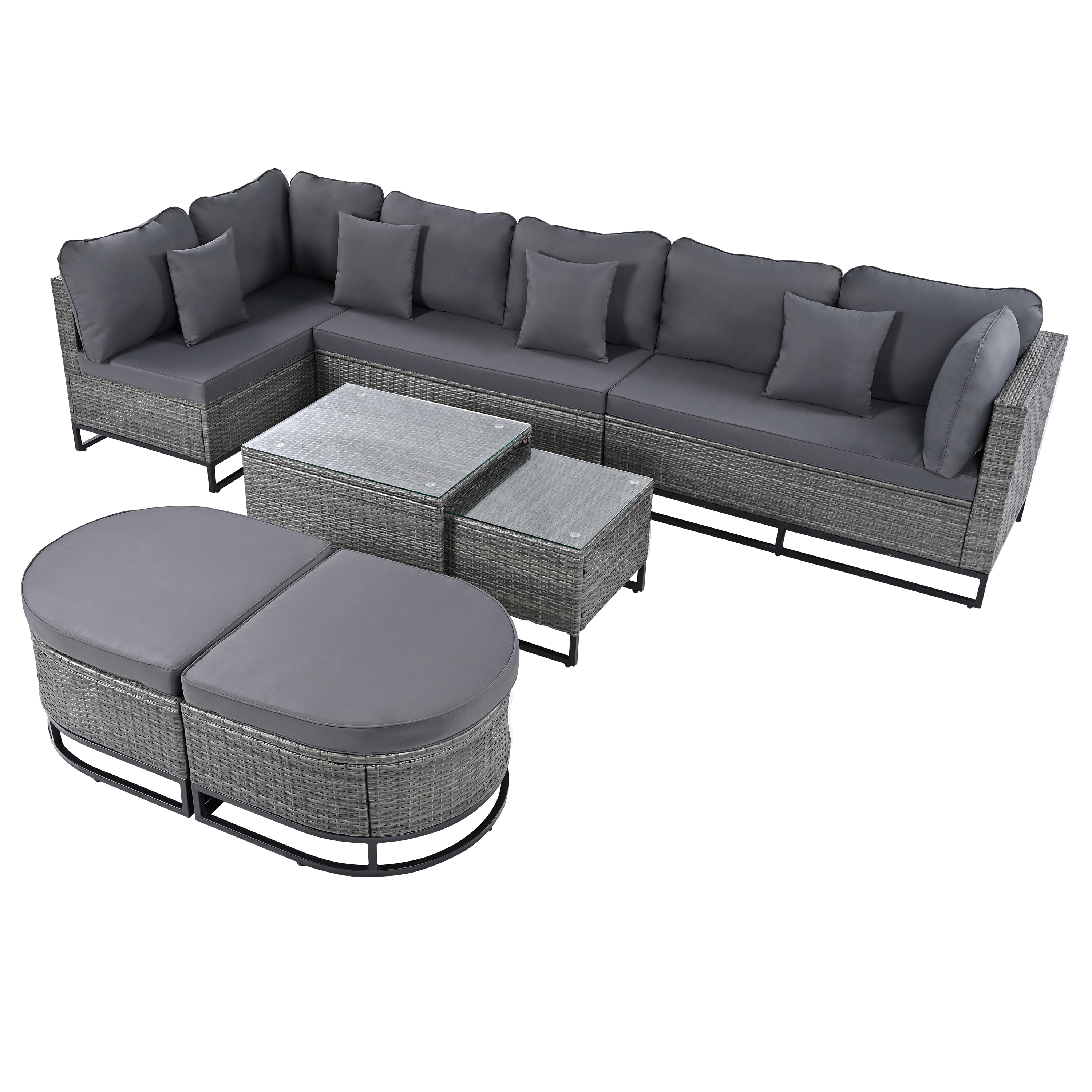 ModernLuxe L-N704G201244E Patio-Conversation-Sets - View #8