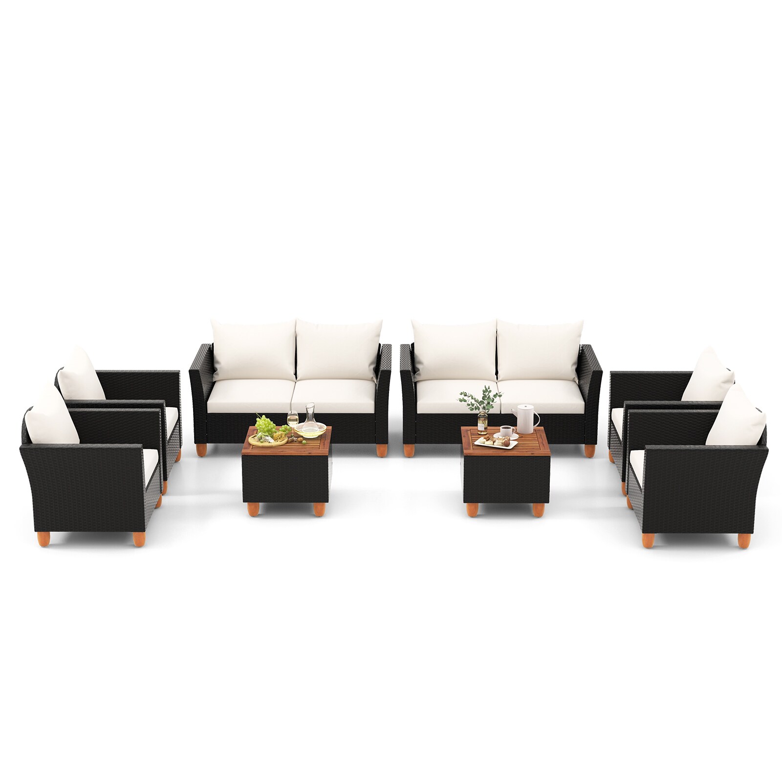 Slickblue D-CO-+HW43327WH Patio-Conversation-Sets - View #4
