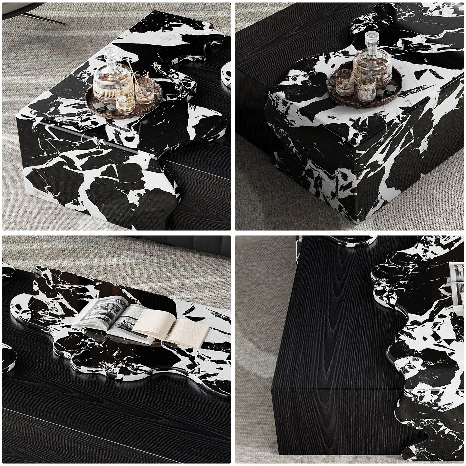 Oizaye DB-HJCT930B Coffee-Tables - View #3