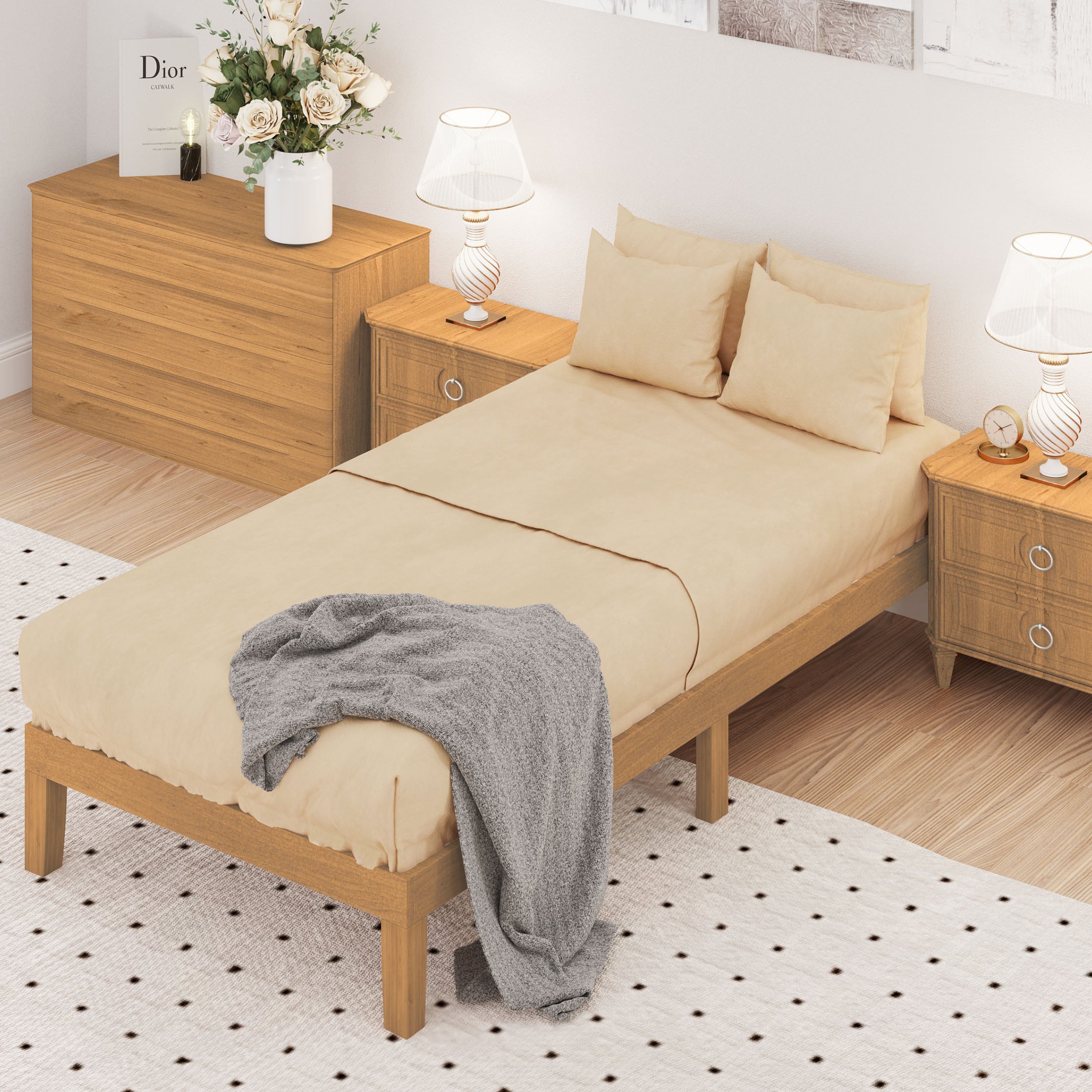 Sweetcrispy L-CJ-WH01-T beds - View #2