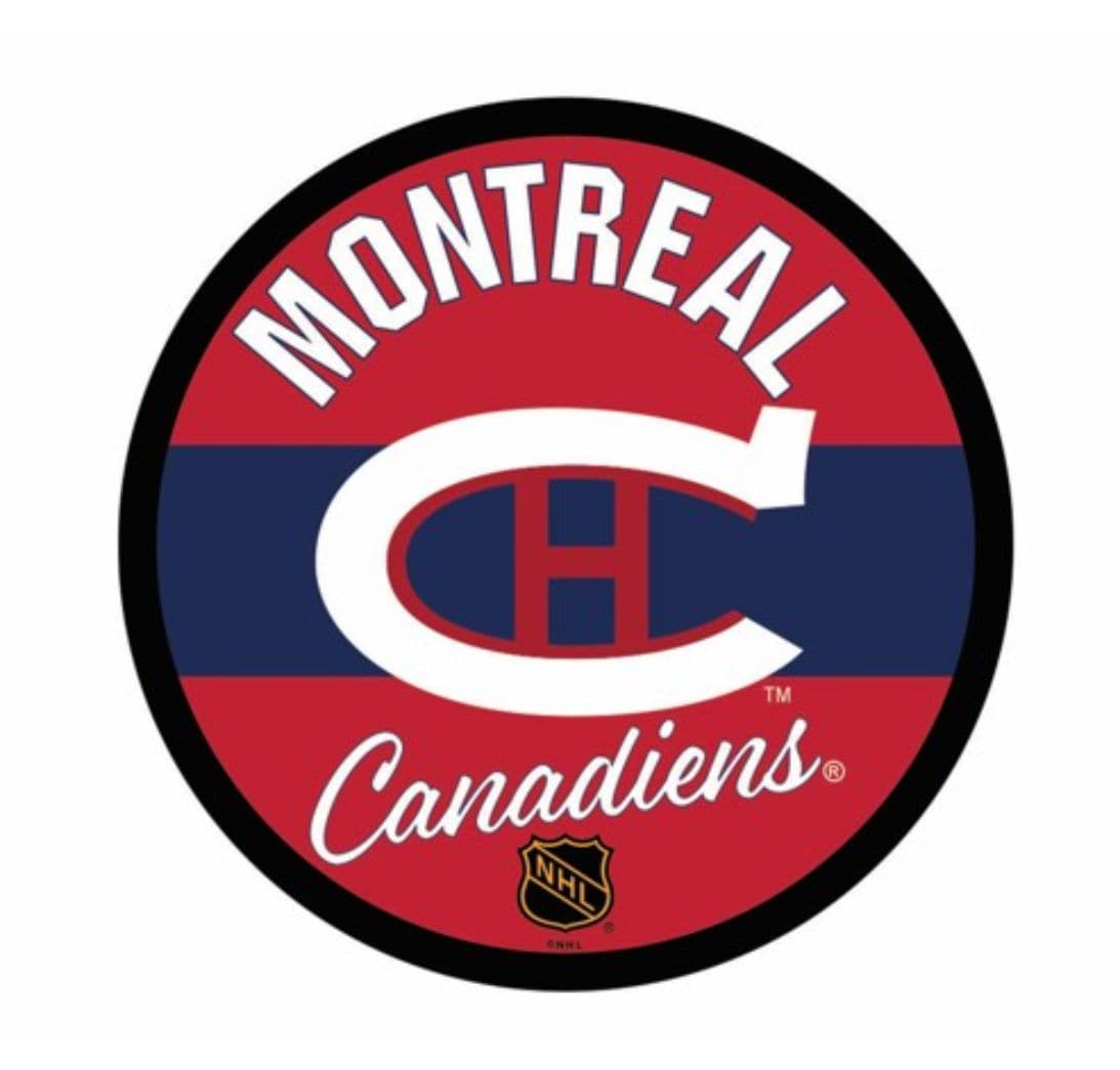 Evergreen 8LED4364RDV Montreal Canadiens 23-Inches W x 23-Inches H Acrylic Sports Wall Phrases Wall accent