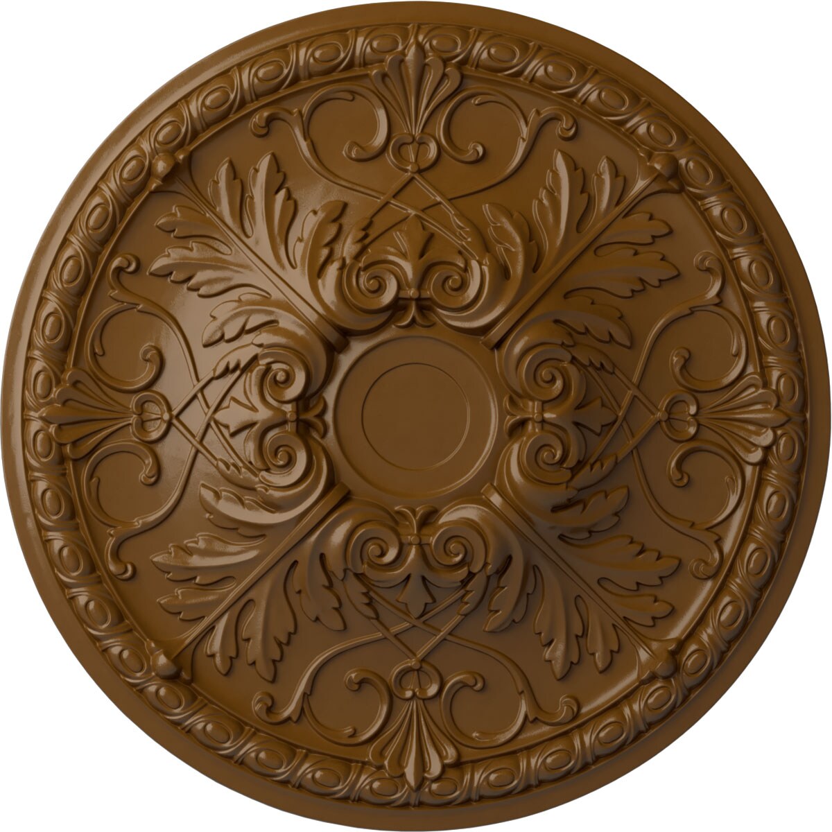 Ekena Millwork CM32TNSTF Tristan 32.375-in W x 32.375-in L Painted Smokey Topaz Polyurethane Whole Ceiling Medallion