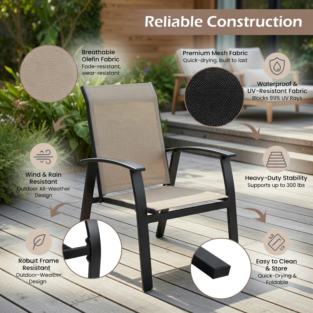 VERYKE WYC-WQ33393-VE1 Patio-Conversation-Sets - View #4