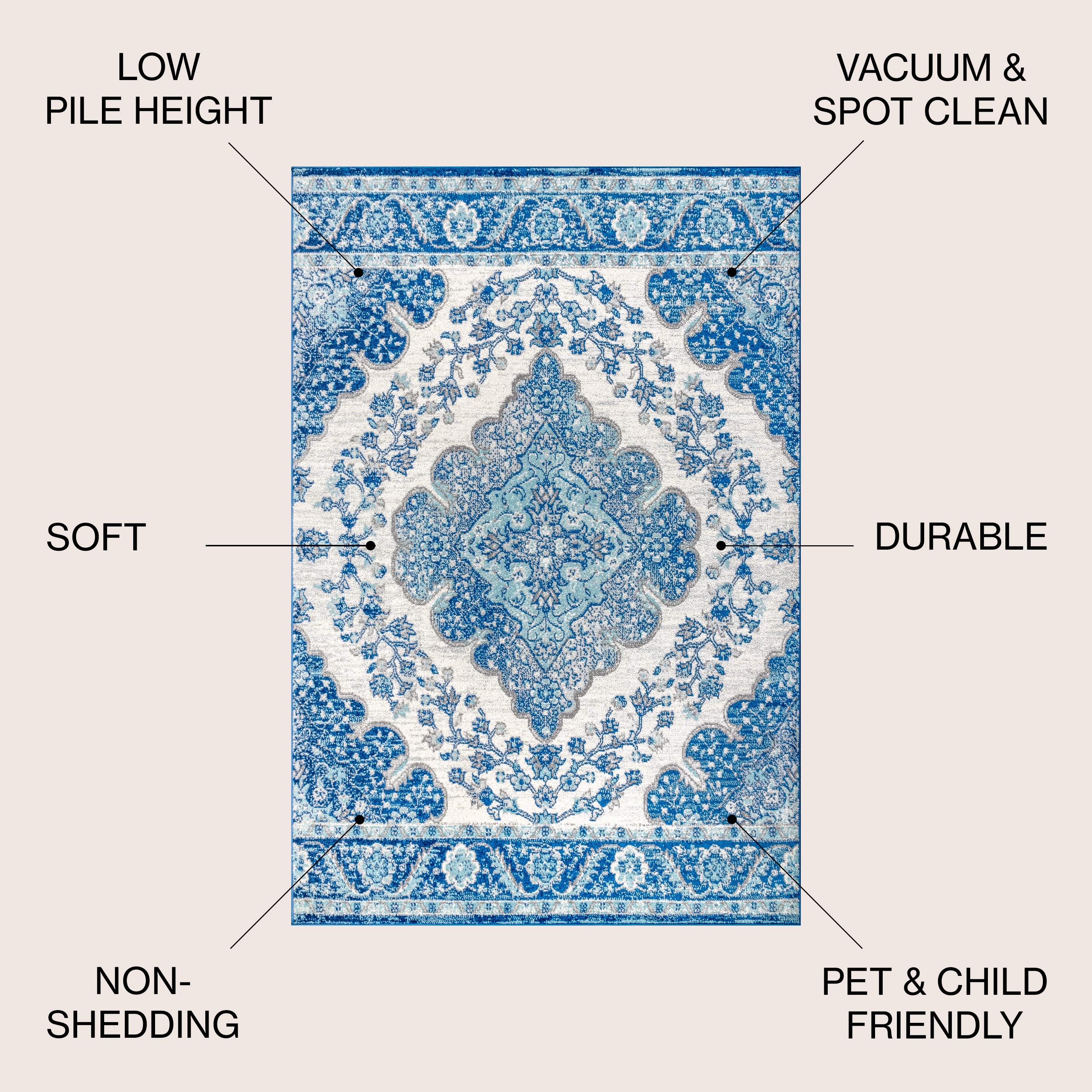 JONATHAN  Y BMF106B-5R rugs - View #3