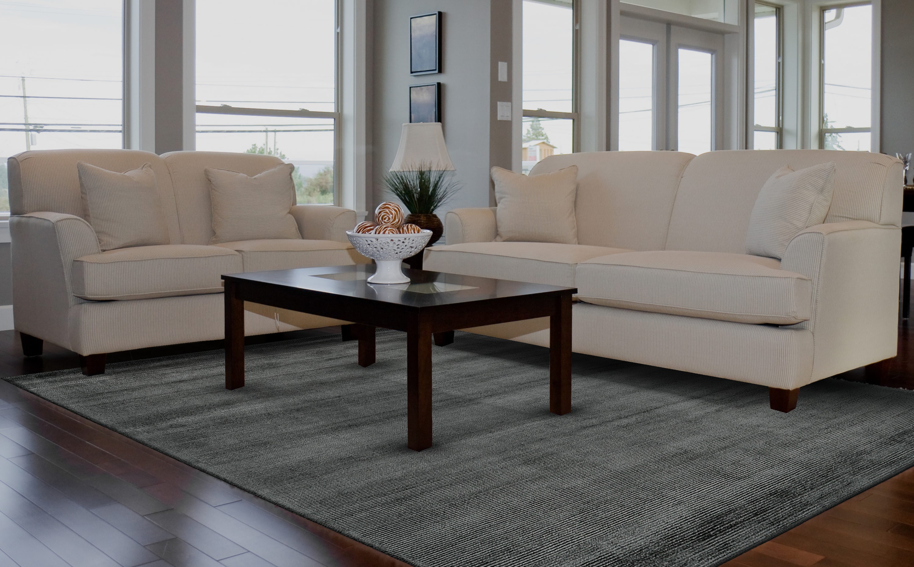 Room Envy 669R8717CHL000P00 Knox 2 x 3 (ft) Loomed Polypropylene Charcoal Gray Rectangular Indoor Solid Area rug