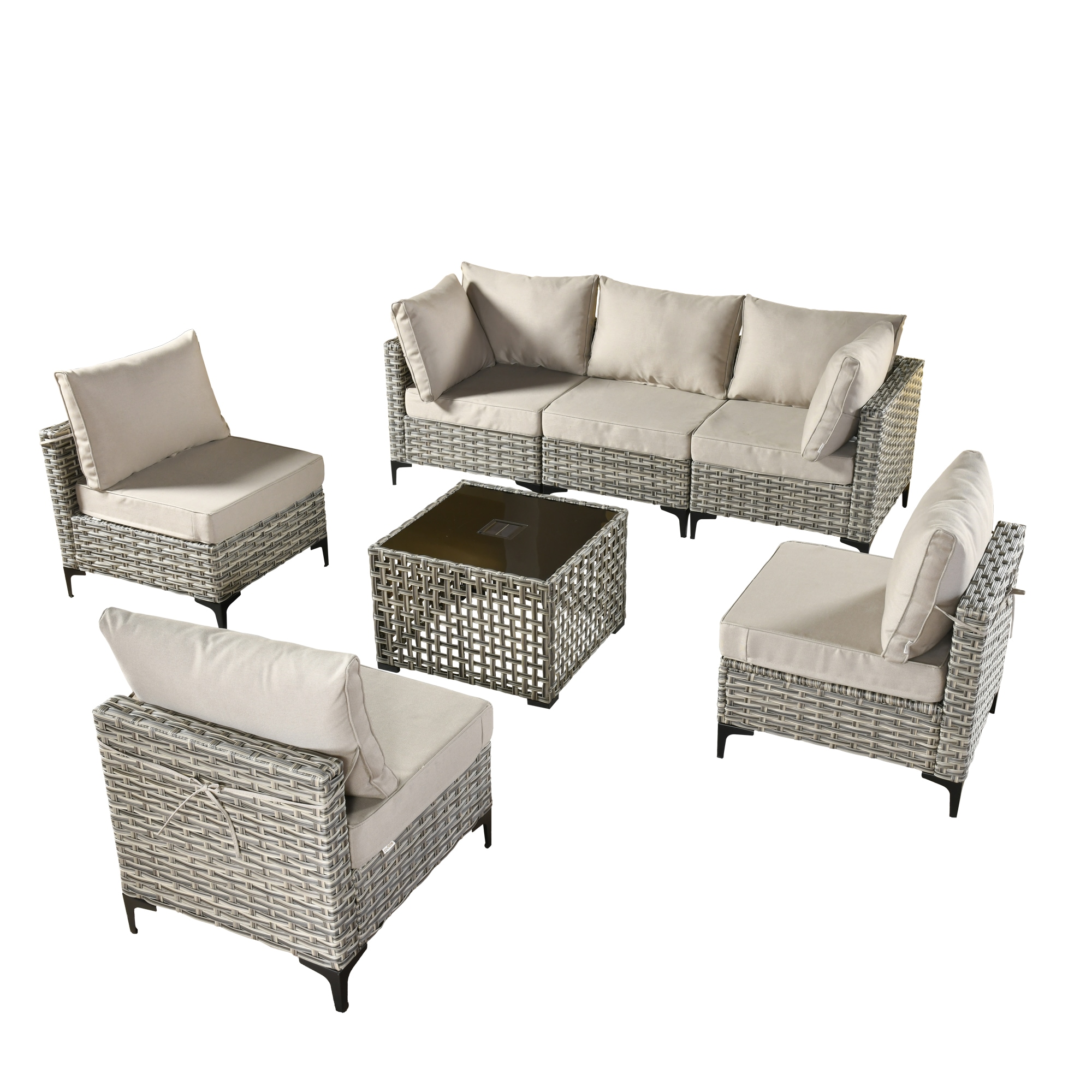 ALTRIGUS 6L-SKT607-AL Patio-Conversation-Sets - View #2