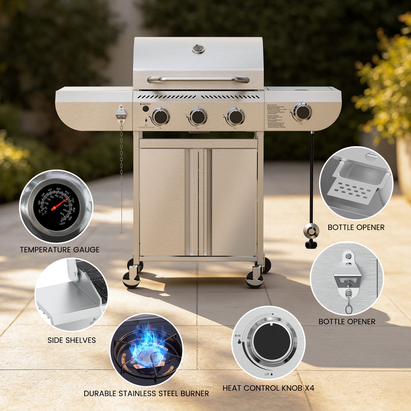 COWSAR LSG-G0131A Gas-Grill - View #11