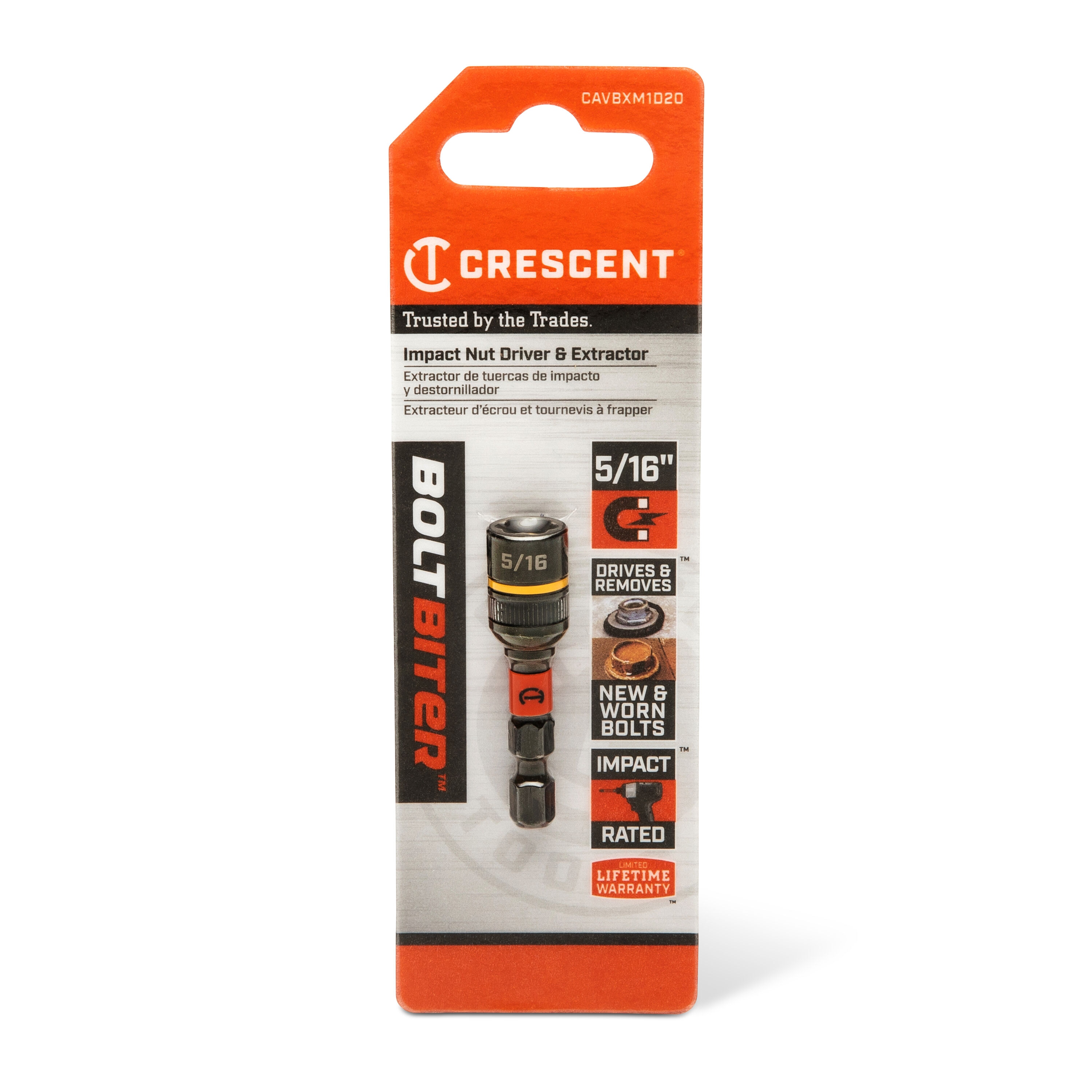 Crescent Bolt Biter Standard (Sae) 5/16-in drive Impact Bolt Extractor ...