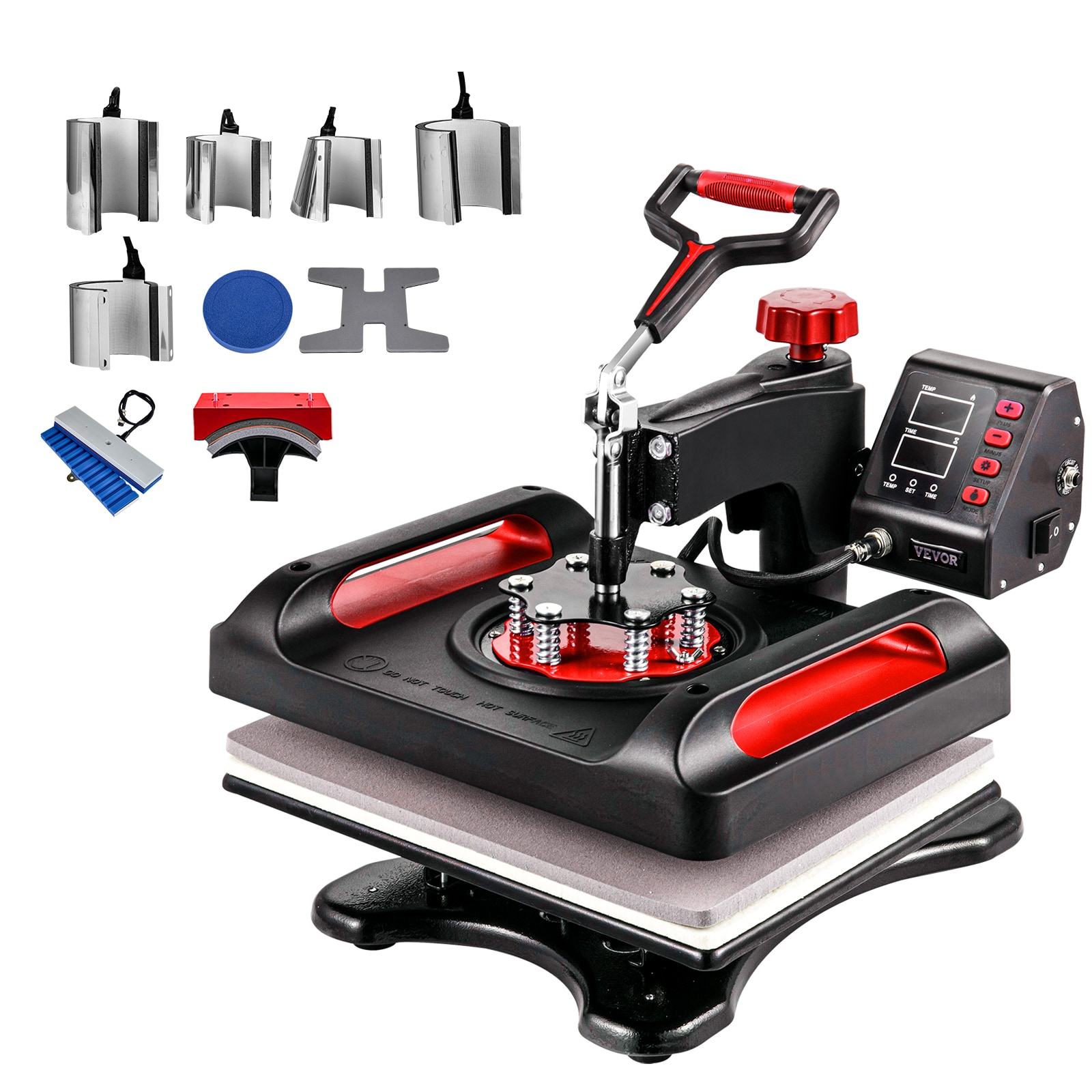 VEVOR KZJ375TJCZM000001V1 800W 110 V 15 x 12-IN 11 In 1 Heat Press Aluminum Heat press
