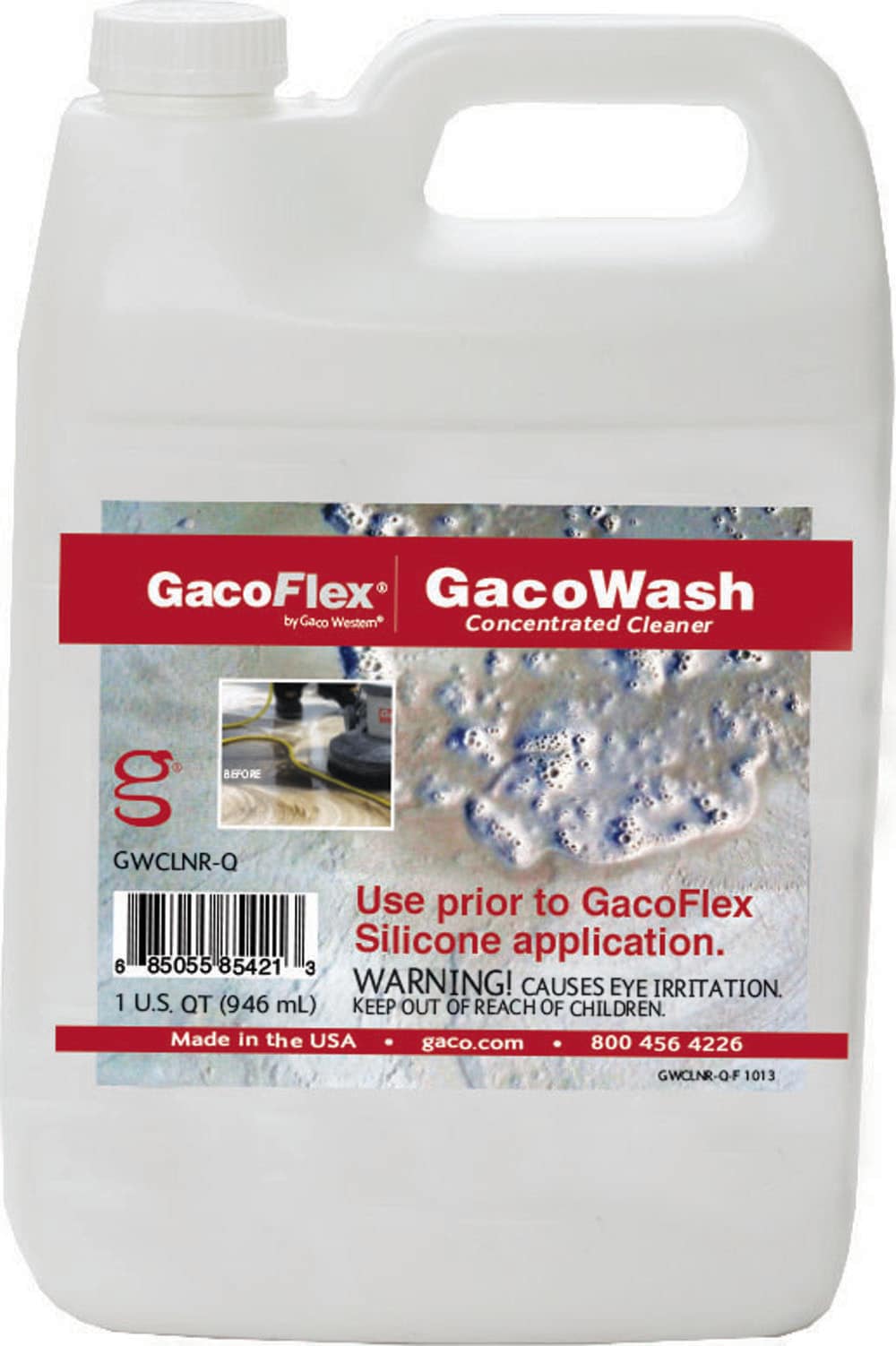 Gaco GCWASHQT 1-quart Clear Solvent-based Reflective Roof Coating