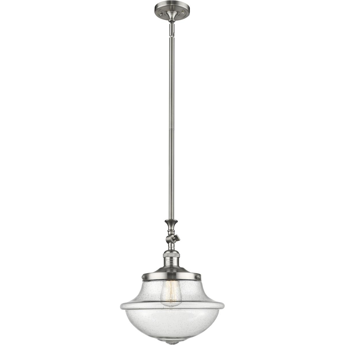 Innovations Lighting 1745430 206-SN-G544-LED Franklin Restoration Oxford Mini Pendant