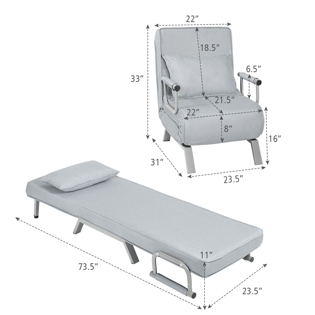 CASAINC WF-HW66326QH-LA futons - View #8