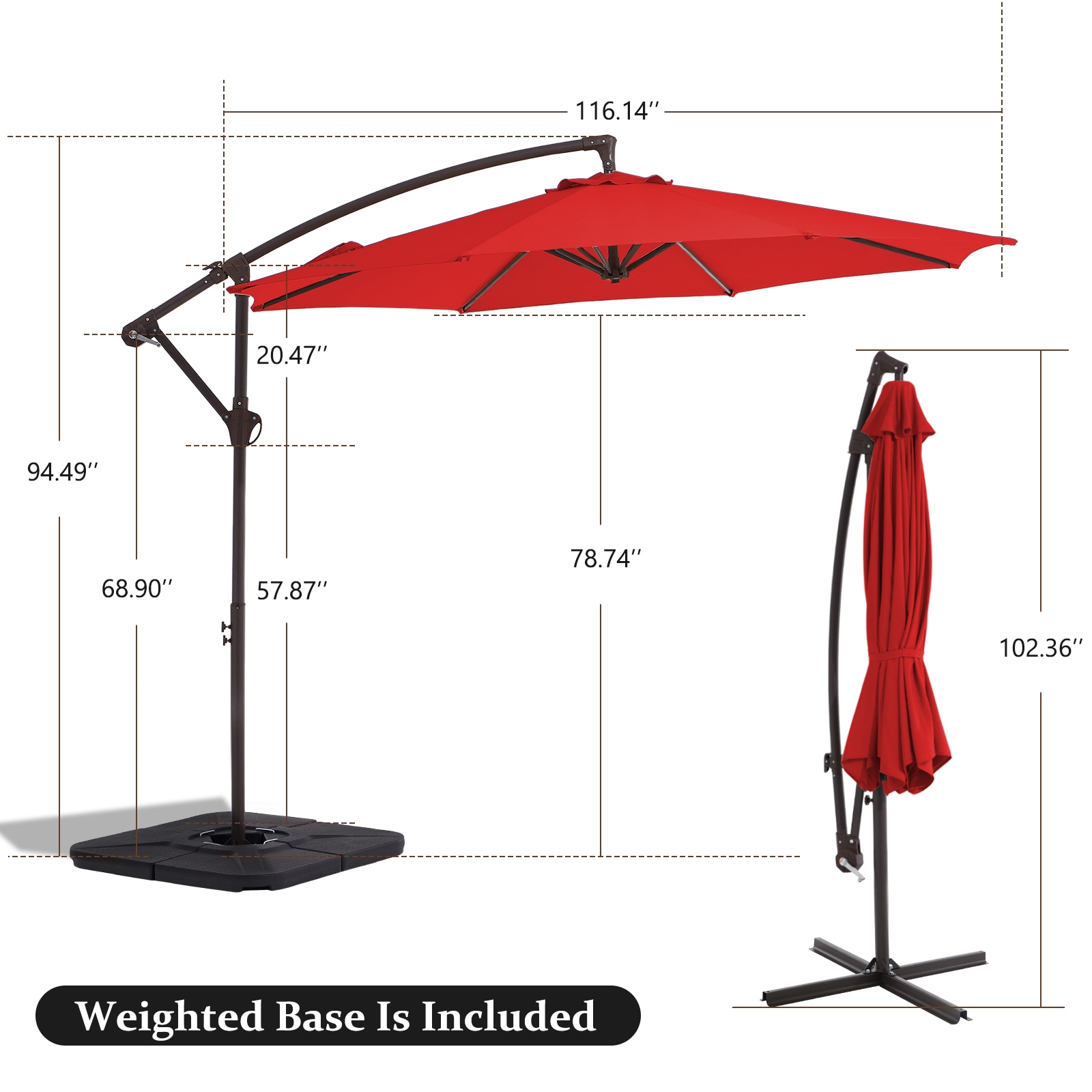 JEAREY JE-XHL-WH-CK Umbrellas-2 - View #2