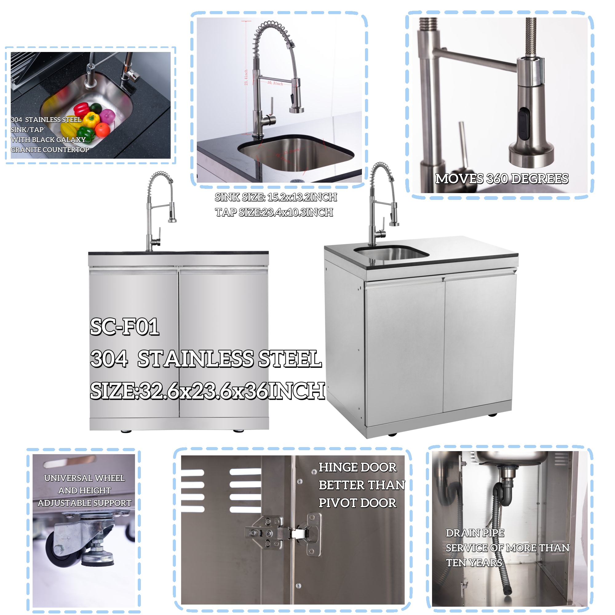Xspracer ML-MOKP18 Modular-Outdoor-Kitchens - View #2