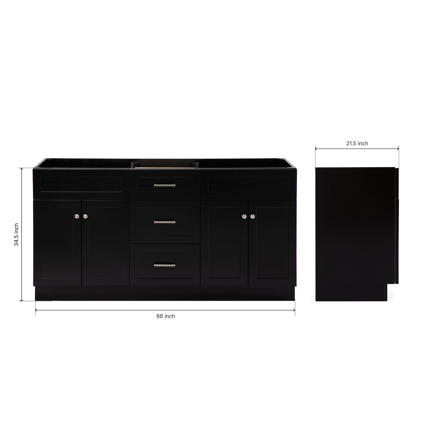 ARIEL F066D-BC-BLK vanities - View #3