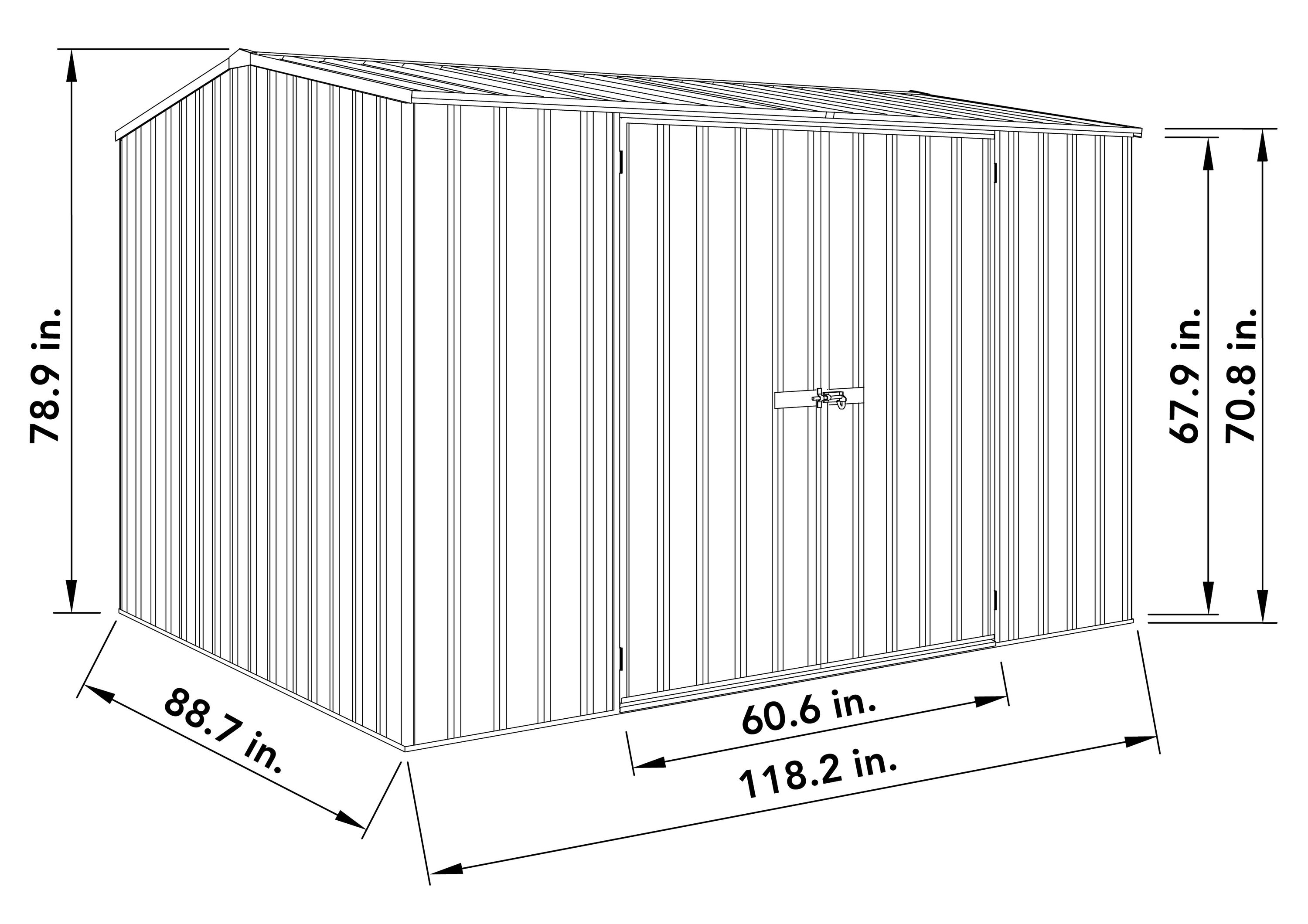 ABSCO AB1004 Metal-Storage-Buildings-Sheds - View #5