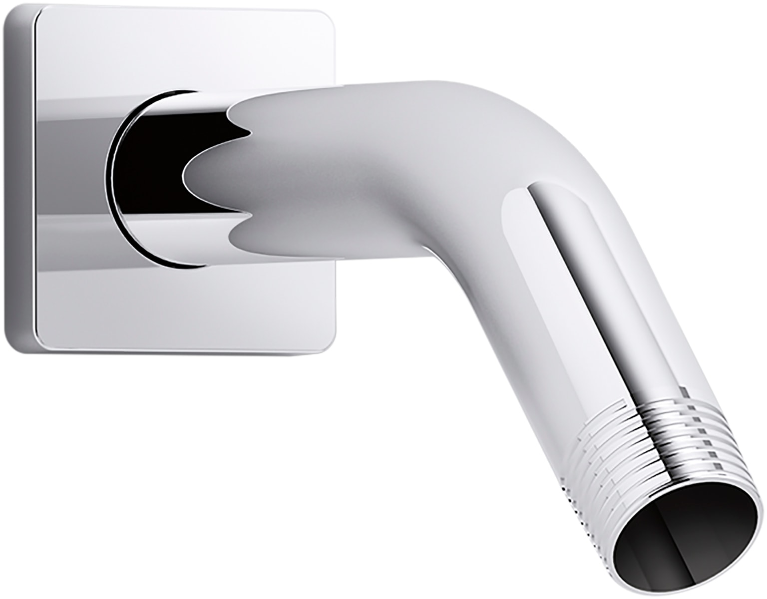KOHLER Honesty Showerarm and Flange, Polished Chrome