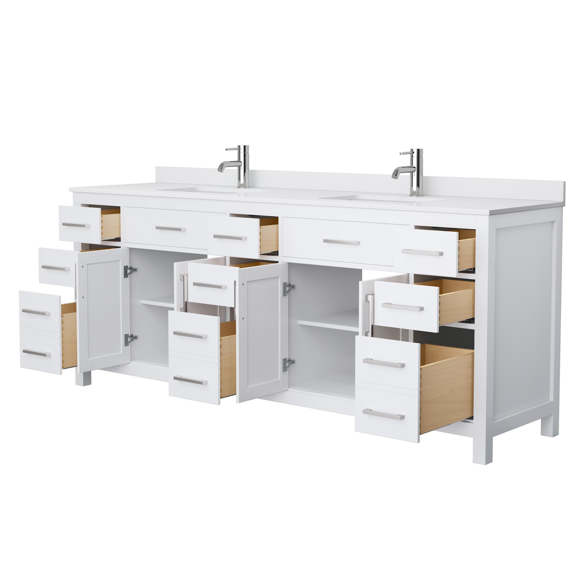 Wyndham Collection WCG242484DWHWCUNSMXX Bath-Vanity-Combo - View #3