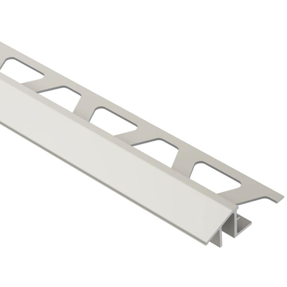 Schluter Systems ATK125AT Reno-TK 0.5-in W x 98.5-in L Satin Nickel Anodized Aluminum Aluminum Reducer Tile Edge Trim