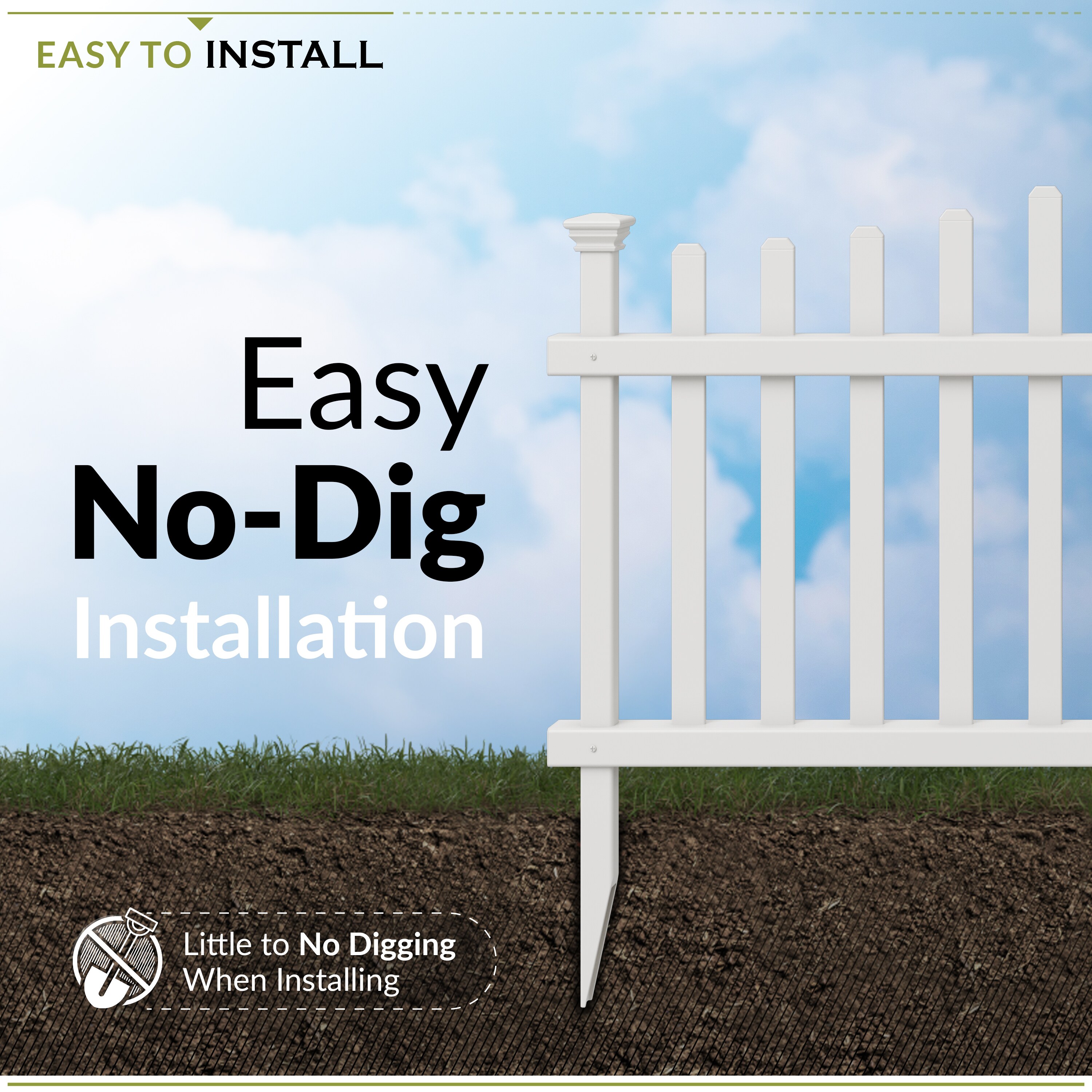 Zippity Outdoor Products ZP19007 Vinyl-Fence-Panels - View #3
