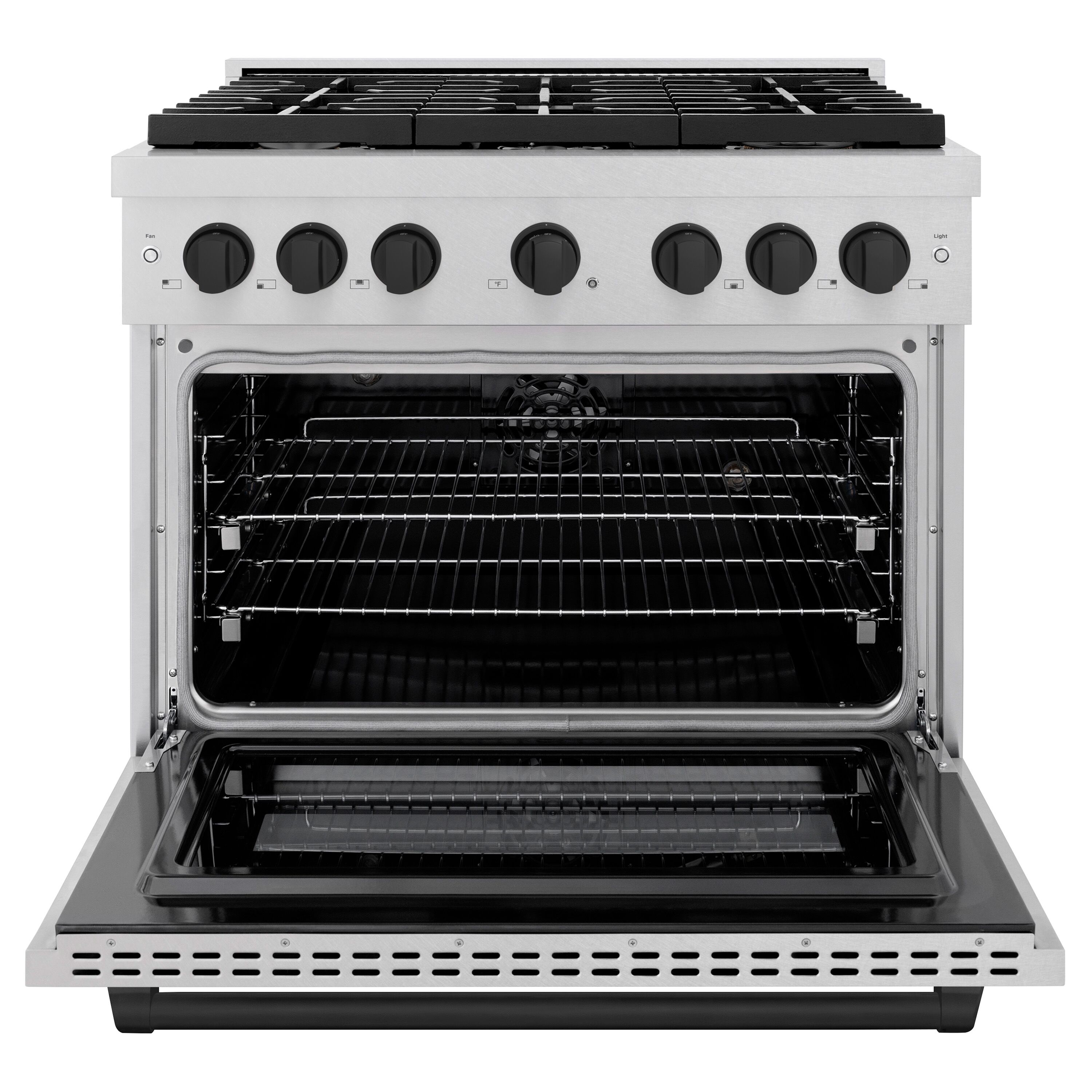 ZLINE KITCHEN & BATH SDRSZ-36-MB Dual-Fuel-Ranges - View #3