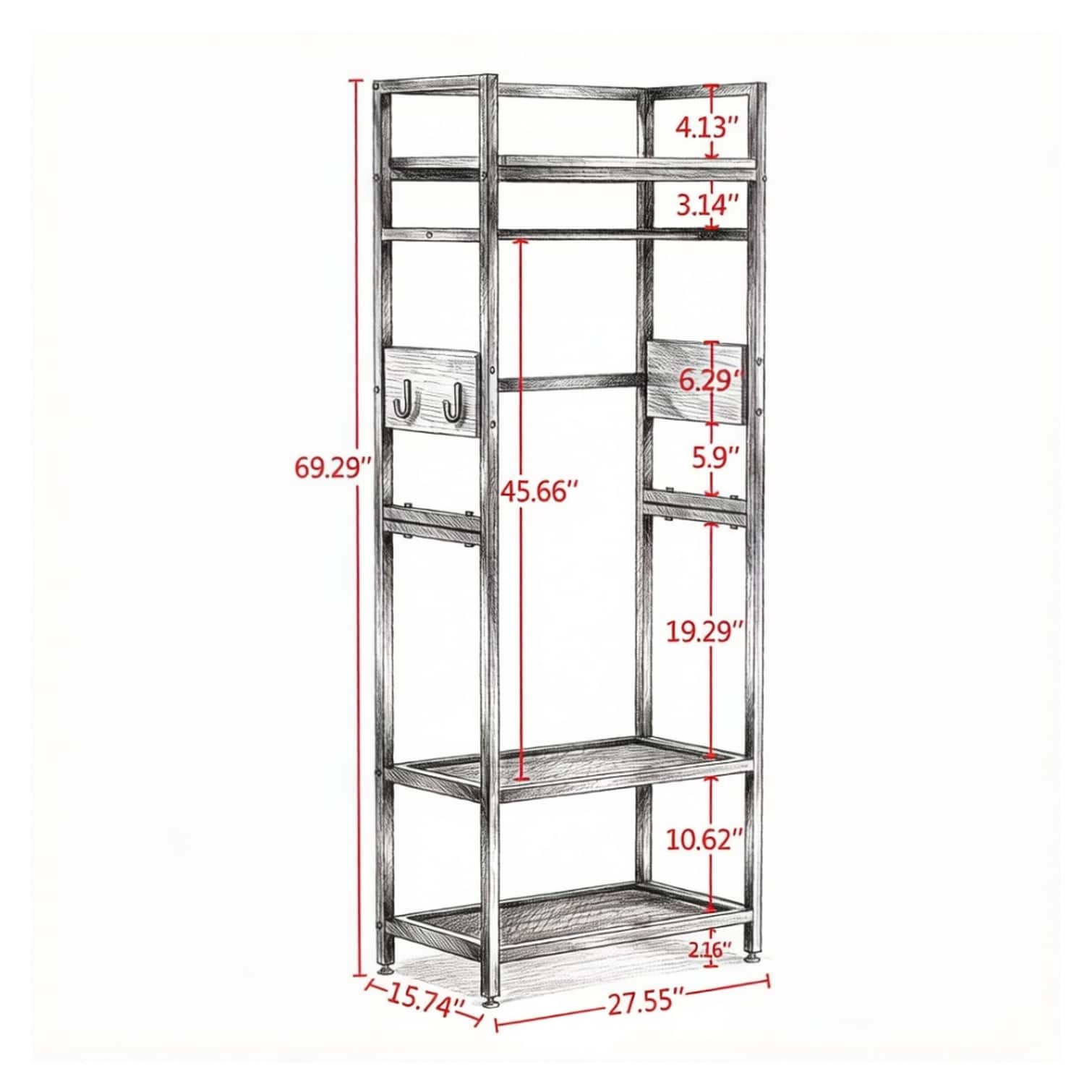 BBabe A094J14O36K1 Garment-Racks - View #4