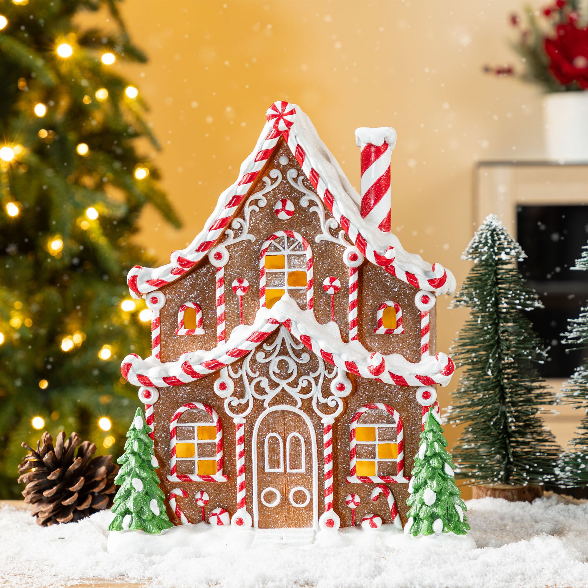 Glitzhome 2040200022 Table-Christmas-Decorations - View #8