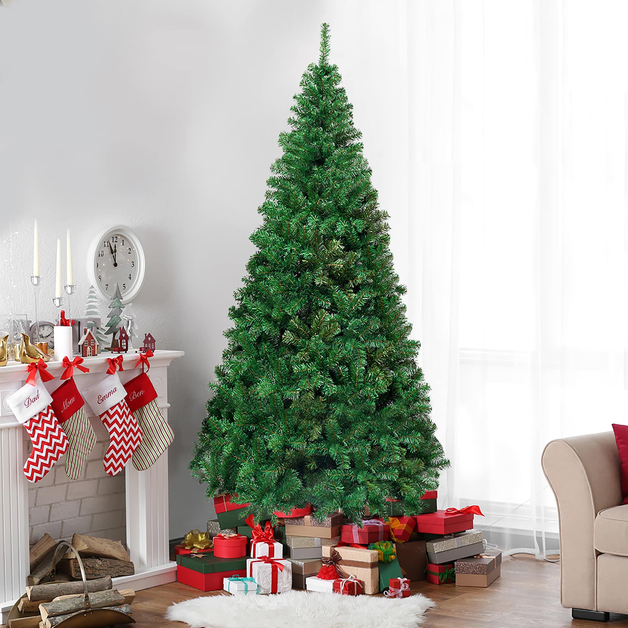 Costway CM19723 Artificial-Christmas-Trees - View #7