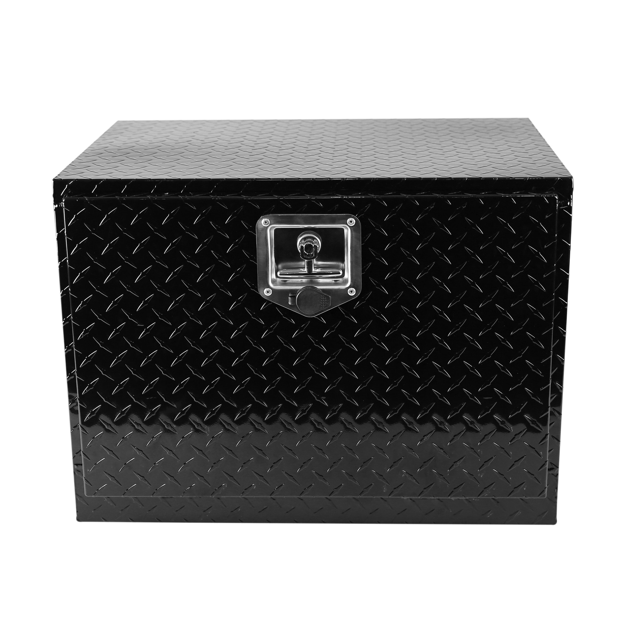 Kahomvis YS-QPW1-140 24.2-in x 17.1-in x 17.9-in Black Aluminum Side mount Truck Tool Box