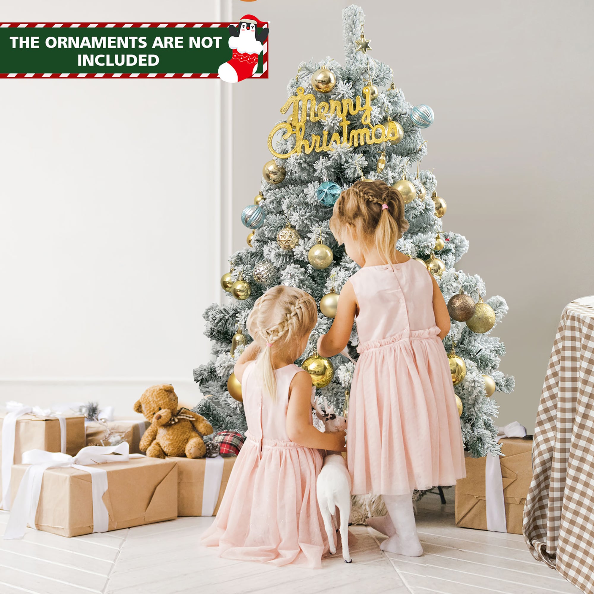 Goplus LWS00818 Artificial-Christmas-Trees - View #8