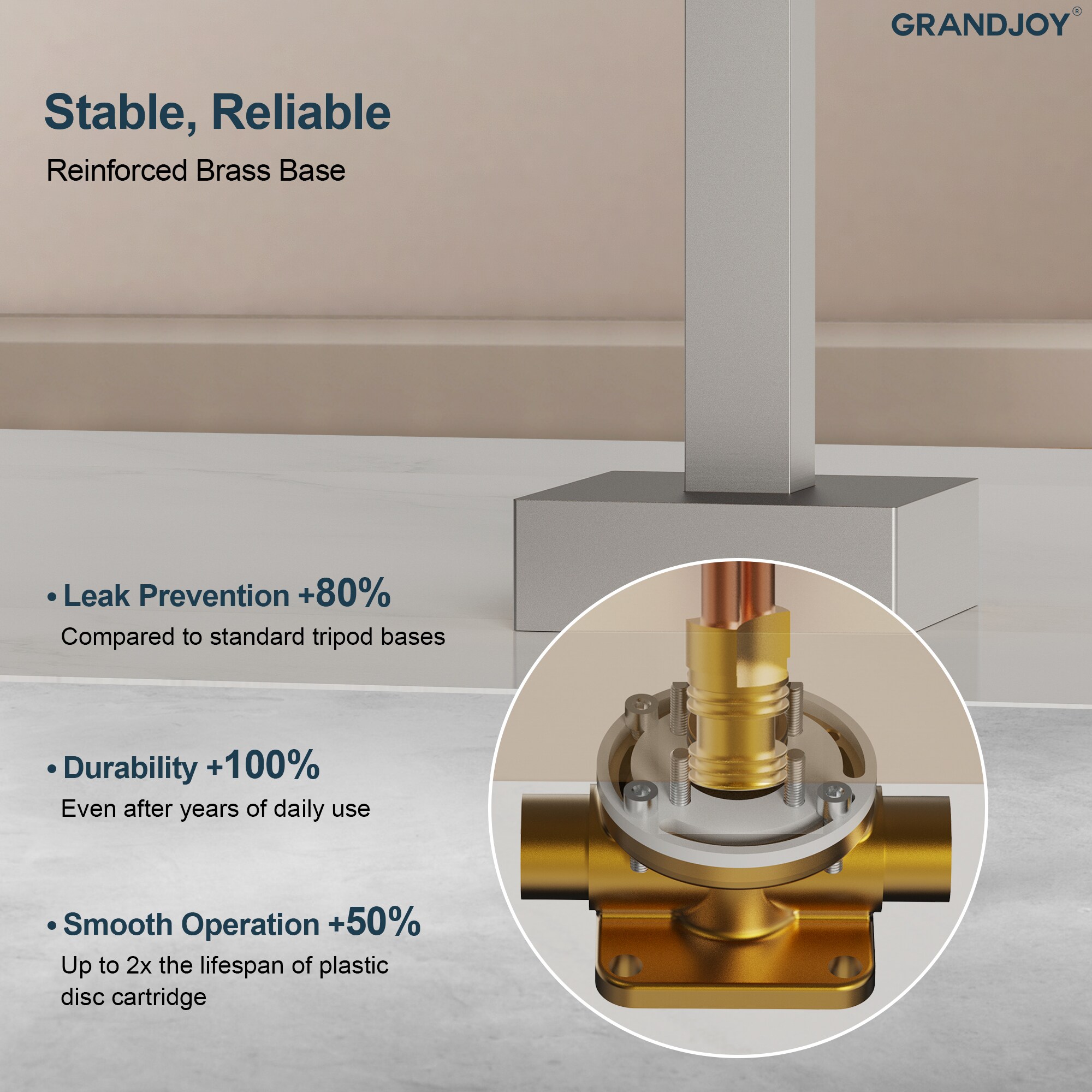 GRANDJOY SGF10GJ-94BN Roman-Tub-Faucets - View #8